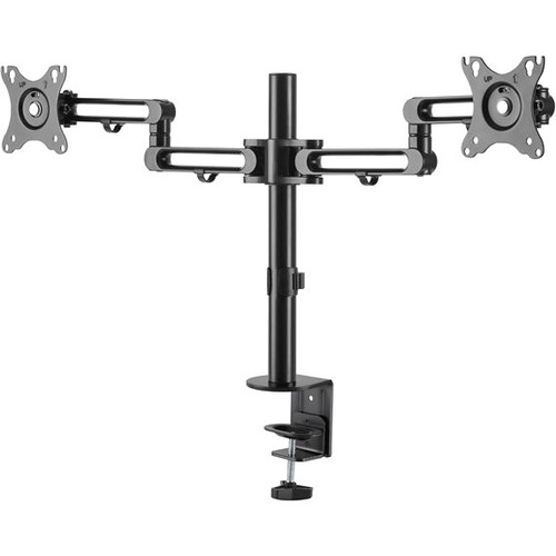 StarTech Desk Mount Dual Monitor Arm, Ergonomic VESA Compatible Mount for up to 32" (17.6lb/8kg) Displays, Desk/C-Clamp, Articulating