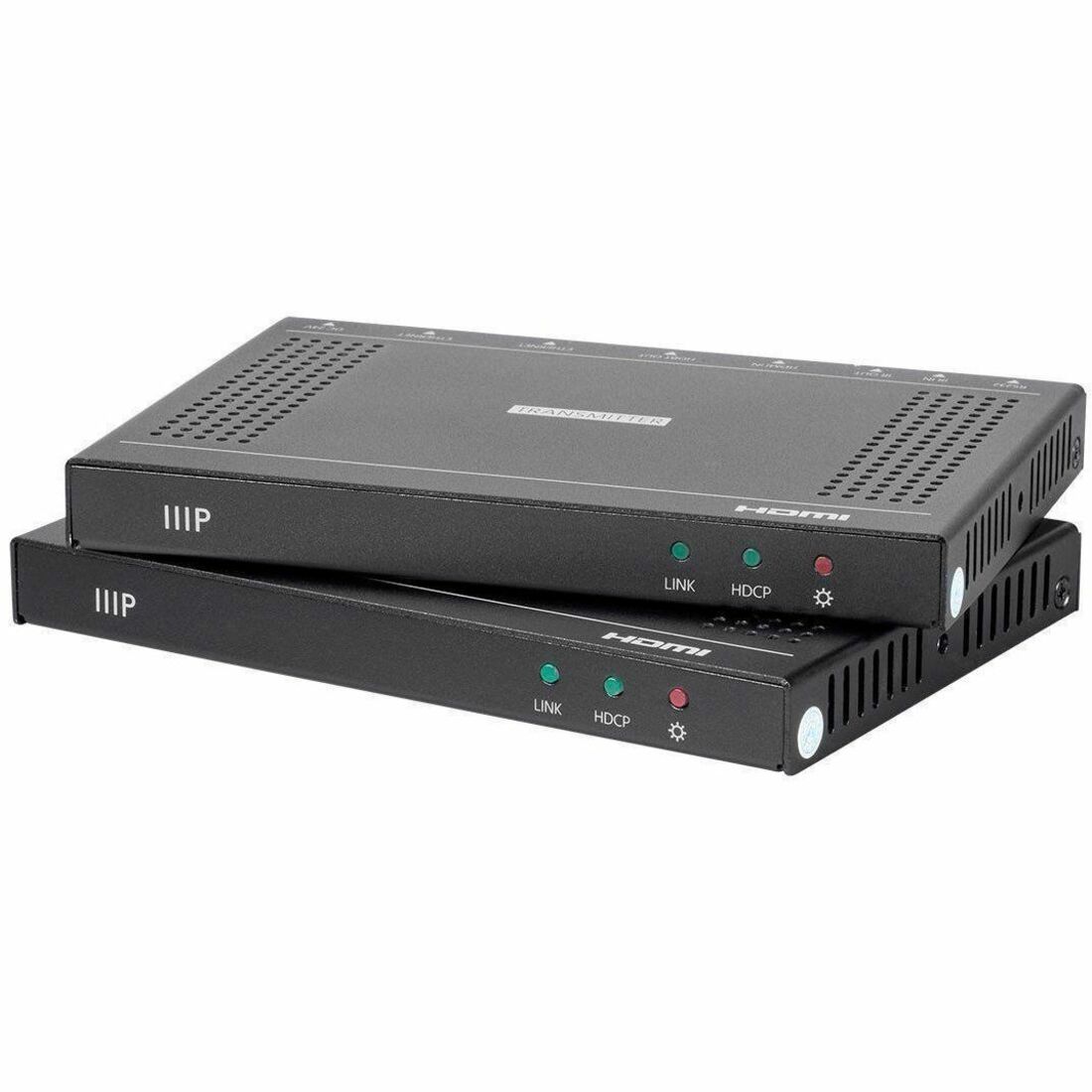 Monoprice Blackbird 4K60 Pro HDBaseT Extender Kit up to 100m with PoH, RS-232, HDCP 2.2