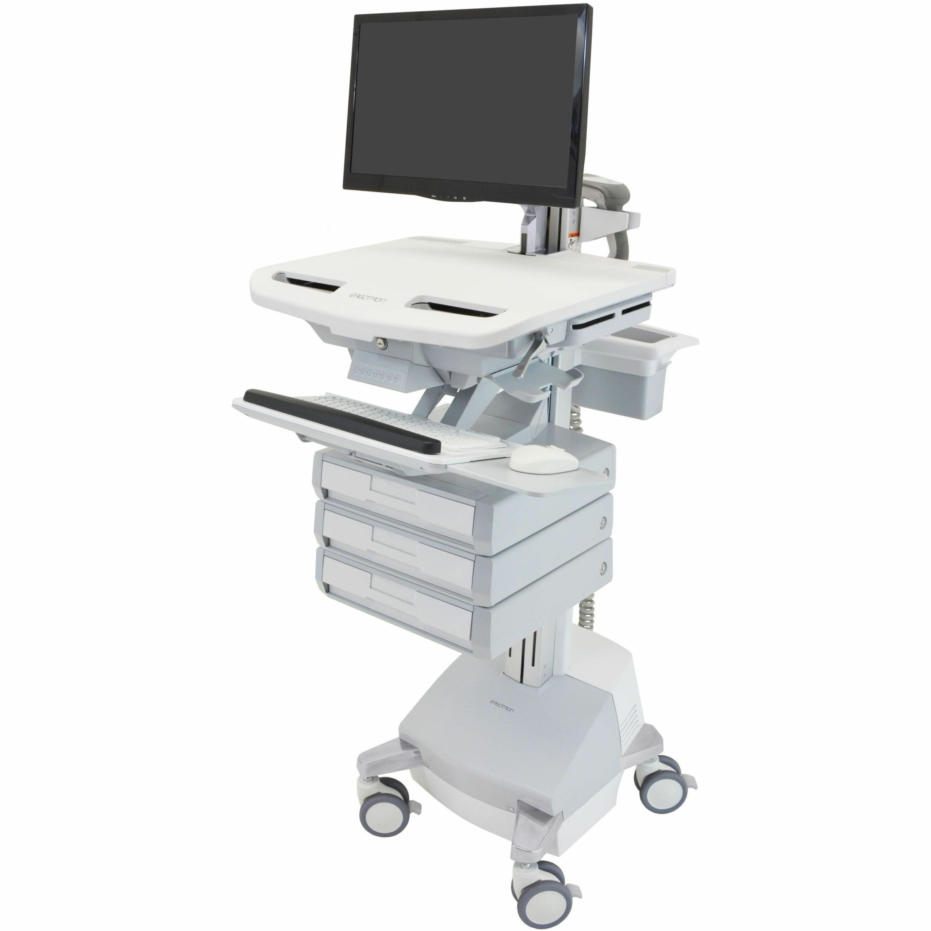 Ergotron StyleView Cart with LCD Arm, SLA Powered, 3 Drawers (1x3), US/CA/MX