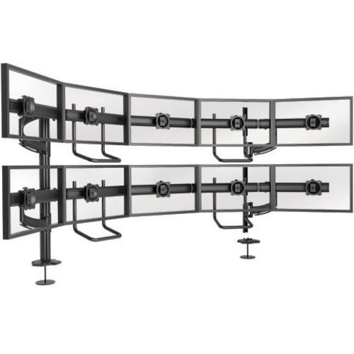 Chief Kontour K4 5x2 Grommet Mounted Array Display Mount - For 10-24 Inch Monitors - Black