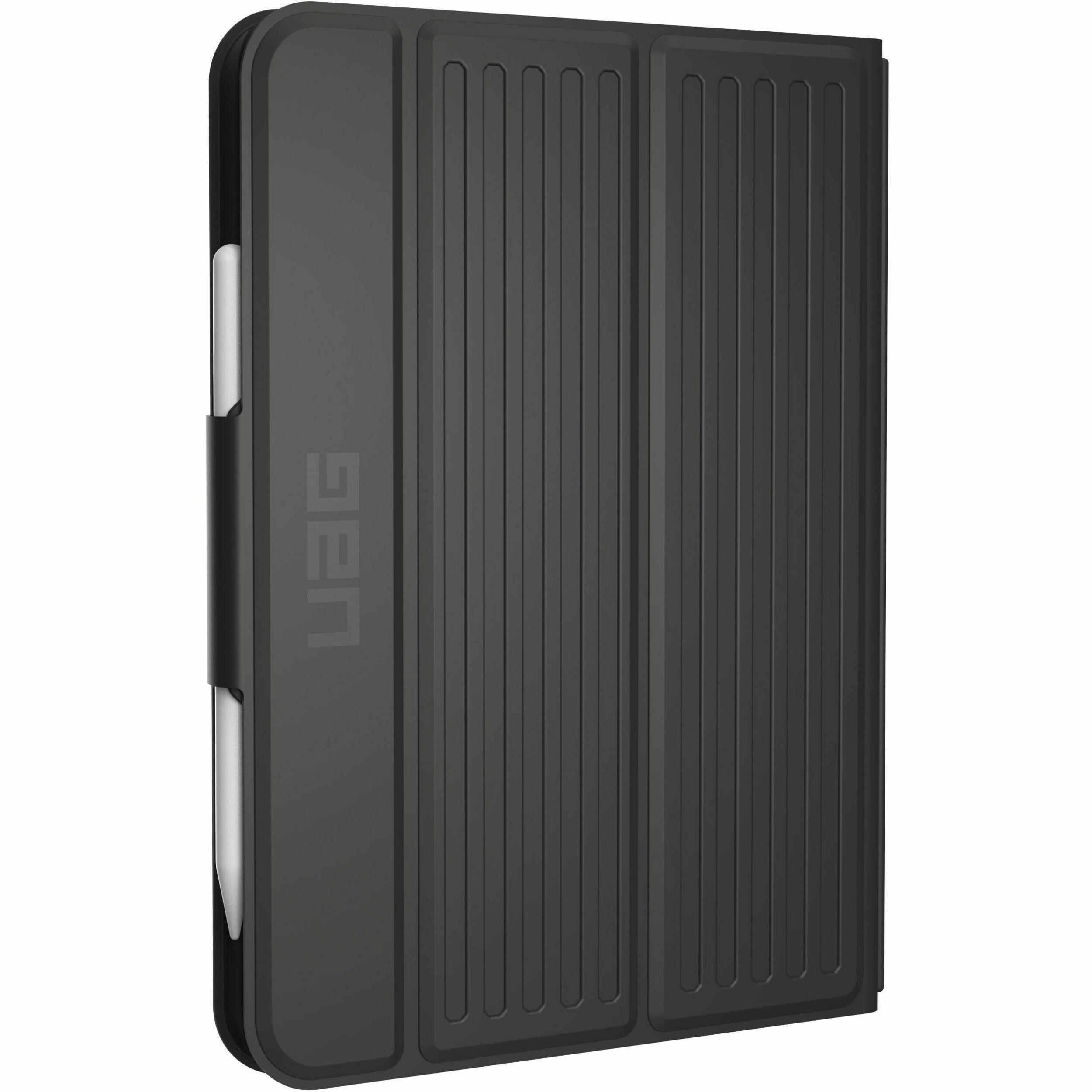 Urban Armor Gear Rugged Keyboard/Cover Case (Folio) for 10.2" Apple iPad (8th Generation), iPad (9th Generation) Tablet - Ash, Black
