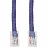 1FT PURPLE CAT6 PVC UTP NON-BOOTED TAA