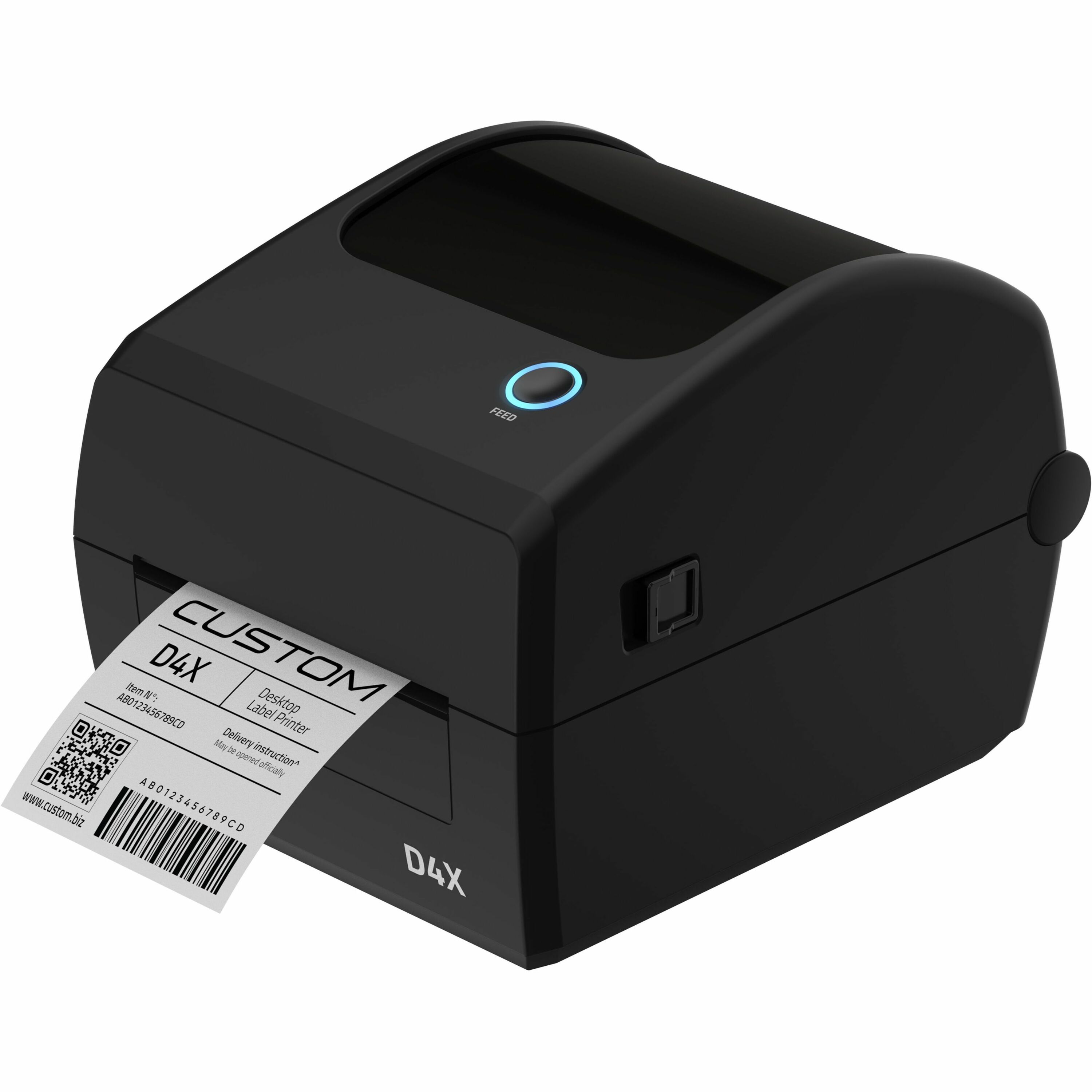 Custom D4X Retail, Kiosk, Manufacturing, Banking, Financial Services, Lottery, Gaming, Betting, Warehouse, Grocery Store, Parking Direct Thermal Printer - Monochrome - Label Print - Ethernet - USB - Serial - Bluetooth 5.2 - RFID