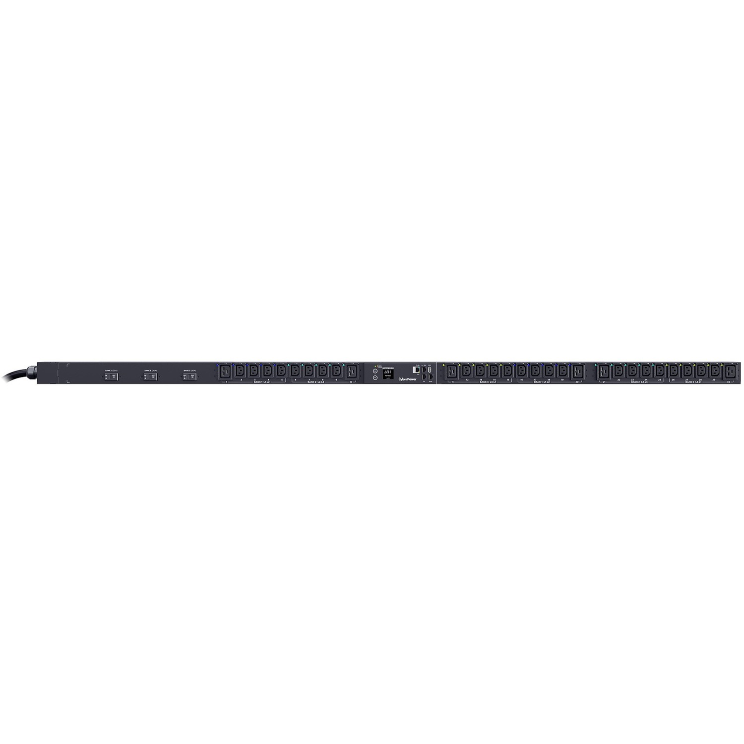 CyberPower PDU83108 3 Phase 200 - 240 VAC 60A Switched Metered-by-Outlet