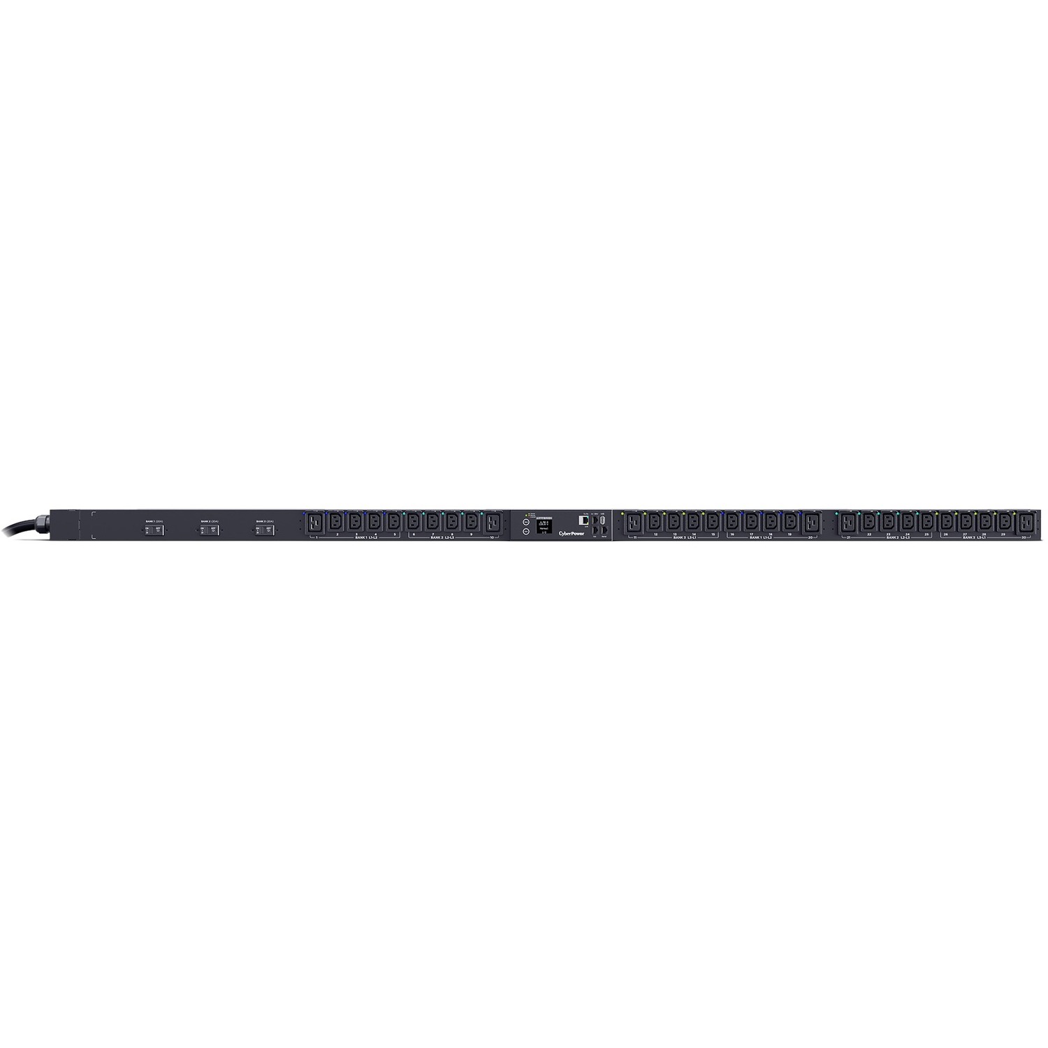 CyberPower PDU83105 3 Phase 200 - 240 VAC 30A Switched Metered-by-Outlet