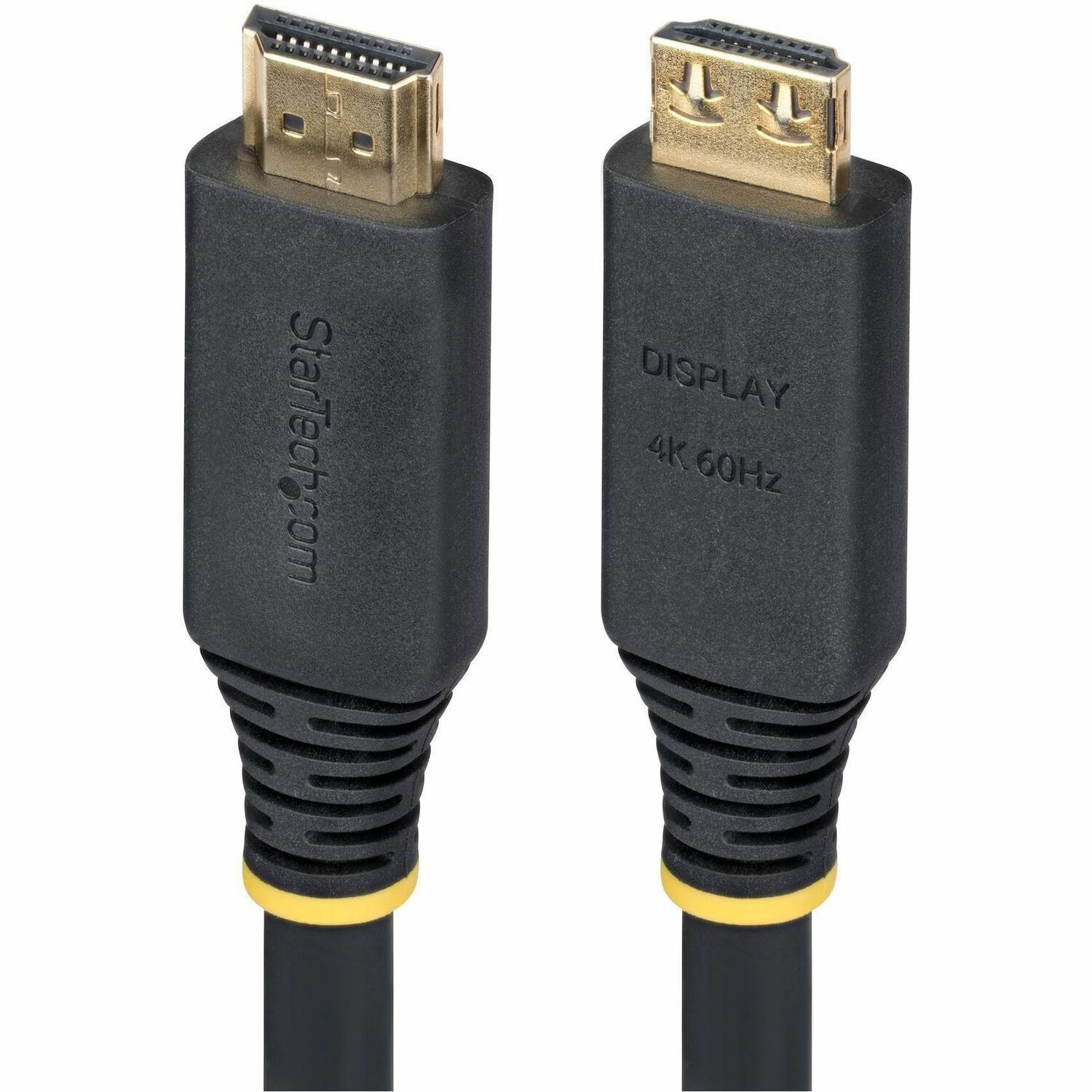 StarTech 10m (33ft) Active High Speed HDMI Cable with Gripping Connectors, 4K 60Hz/1440p 144Hz, 18Gbps, HDMI Cord, TPE Jacket