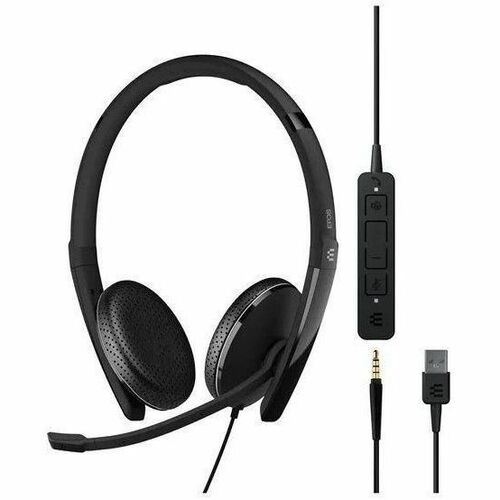 Lenovo ADAPT 165T USB II Wired Headset - Black