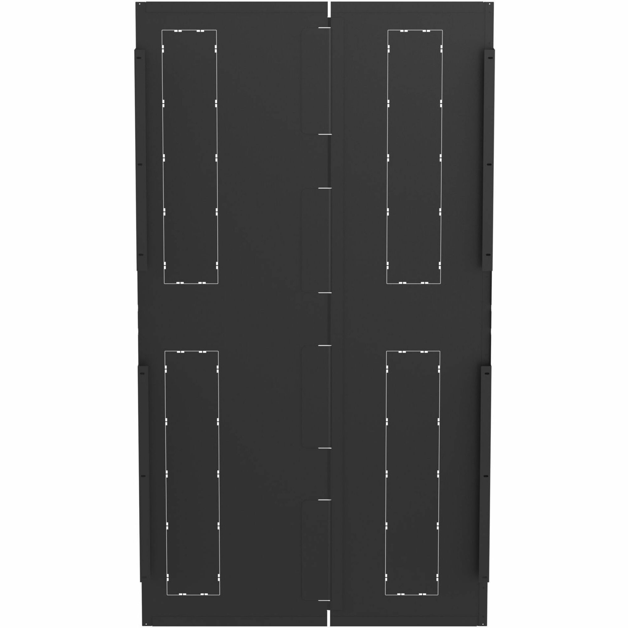 Panduit FlexFusion Day 2 Side Panel, 45RU x 1070mm, Black