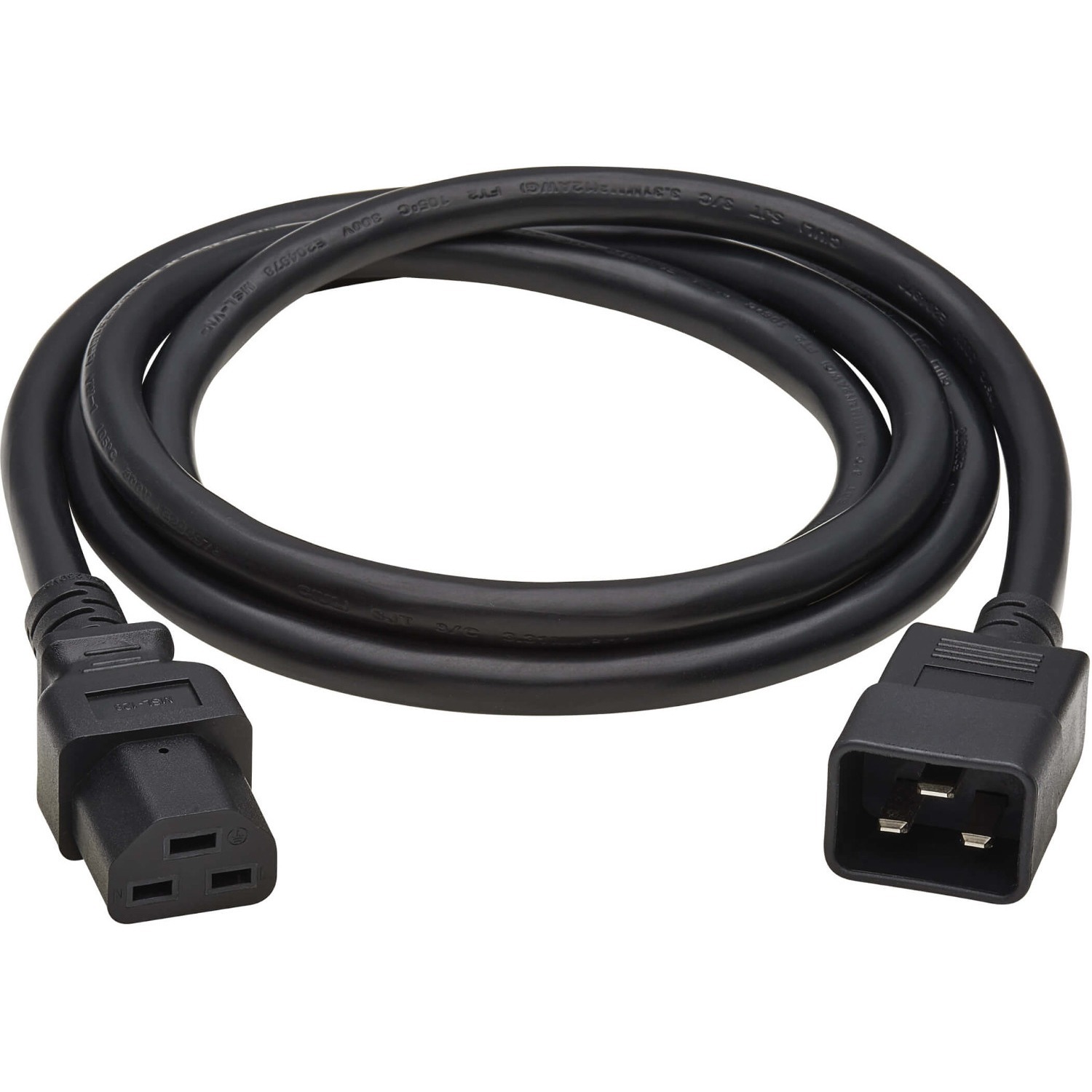 Eaton Tripp Lite Series Power Cord, C20 to C21 - Heavy-Duty, 20A, 250V, 12 AWG, 10 ft. (3.05 m), Black