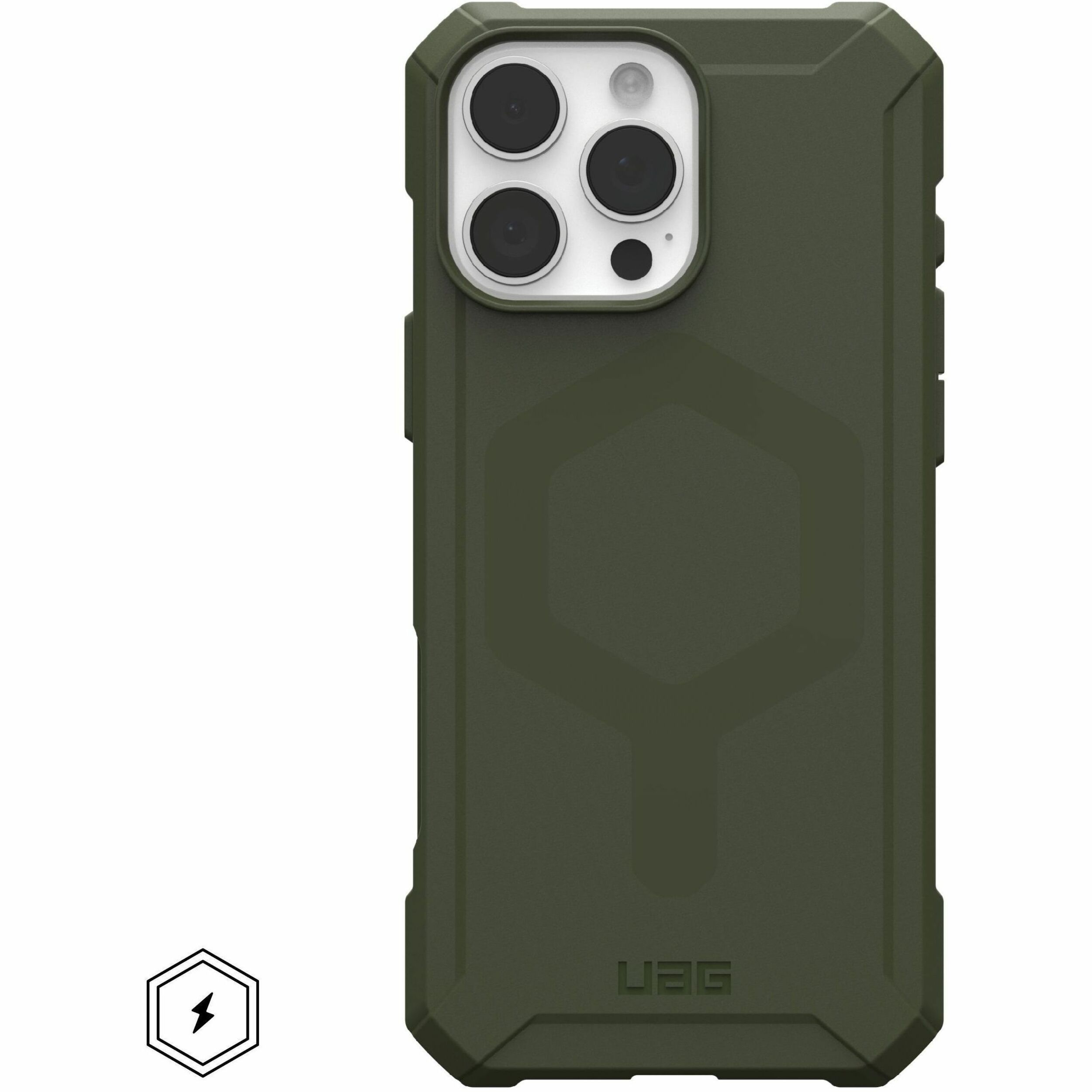 Urban Armor Gear Essential Armor iPhone 16 Pro Max Case - Olive Drab