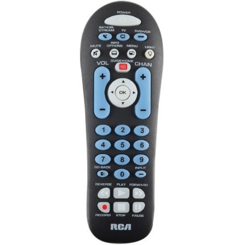 RCA 3-Device Universal Remote Control - Black
