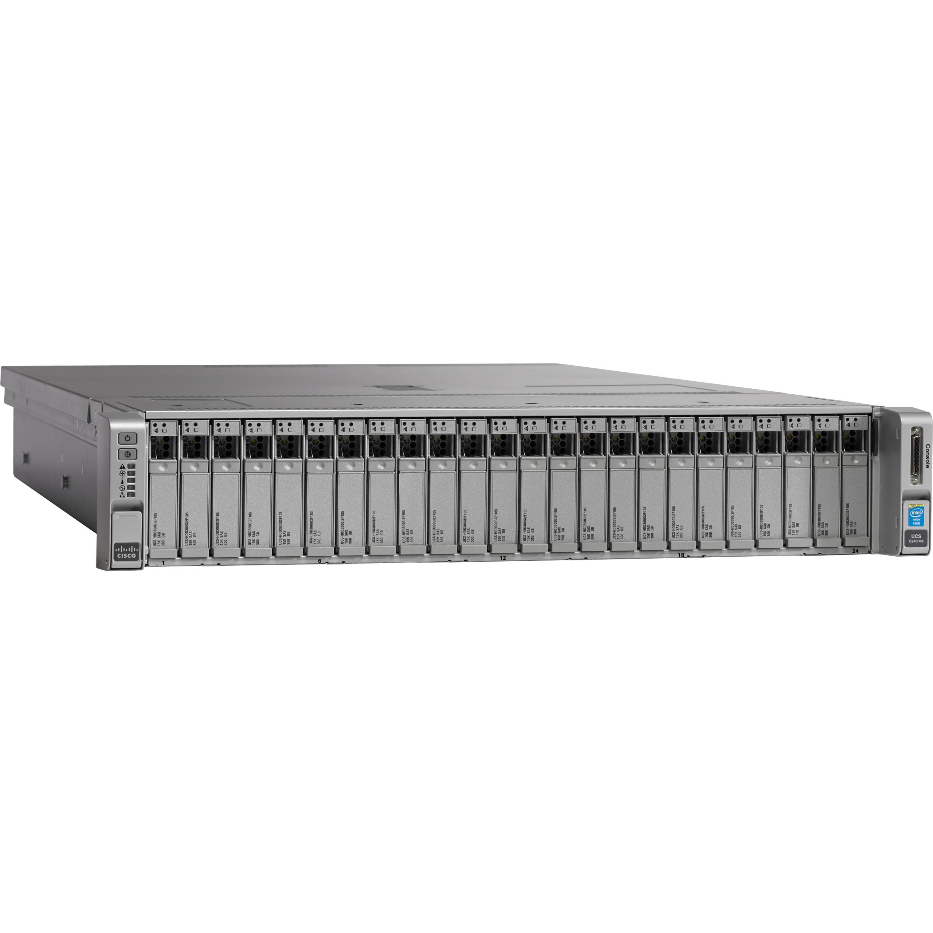 Cisco C240 M4 2U Rack Server - 2 Xeon E5-2630 v3 2.40 GHz - 64 GB RAM - 12Gb/s SAS, Serial ATA Controller