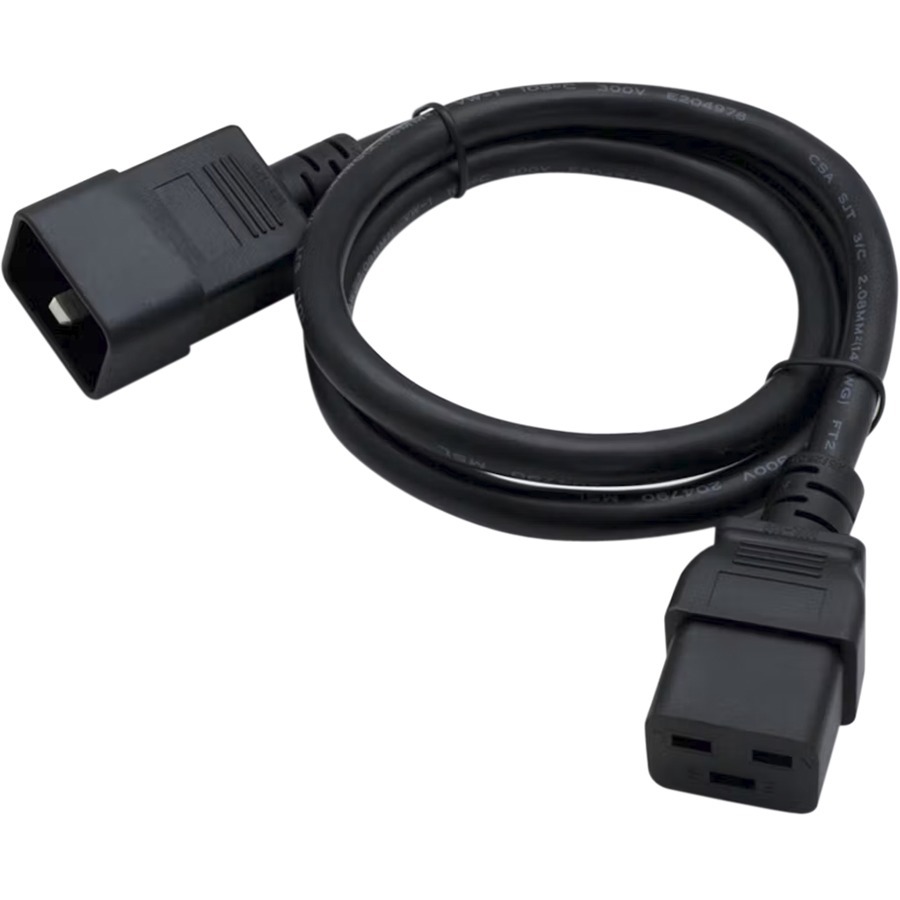 AddOn 6ft C19 (Locking) Female to C20 (Locking) Male 12AWG Blue 100-250V Power Cable