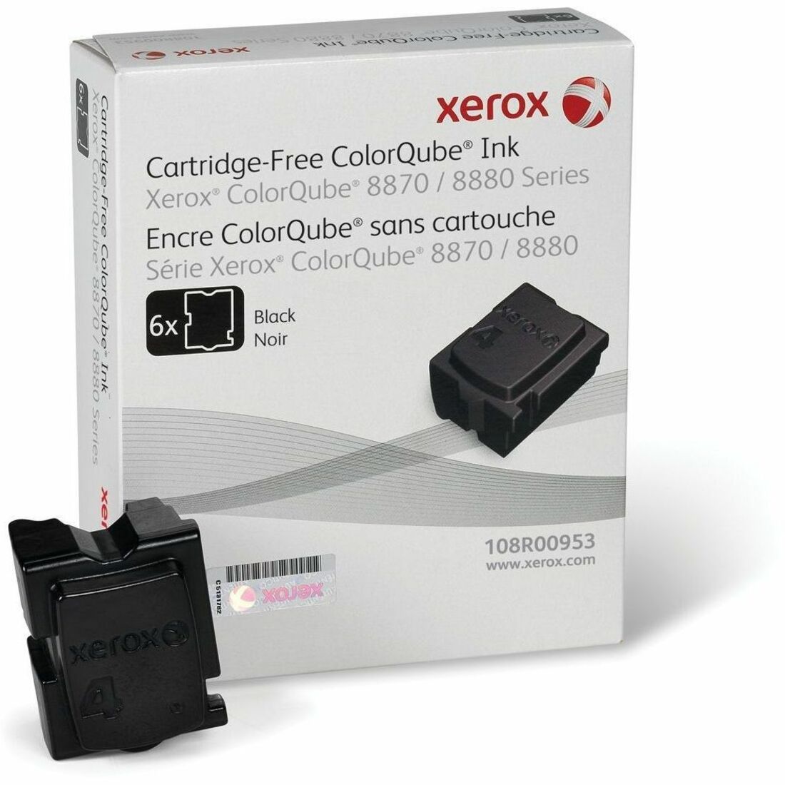 Xerox Genuine ColorQube™ 8870/8880 Black Solid Ink (16700 Pages) - 108R00953