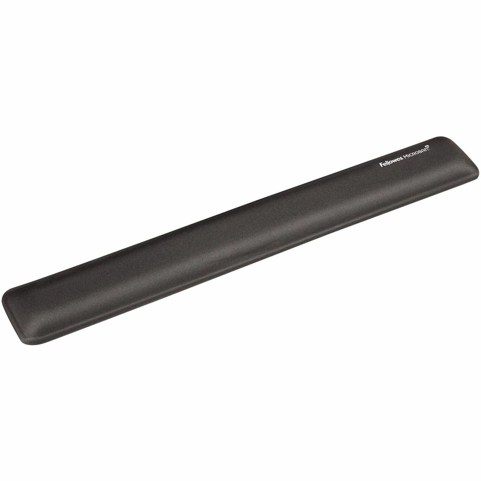 Fellowes® MICROBAN® Gel keyboard Wrist Rest - Graphite (9175301)