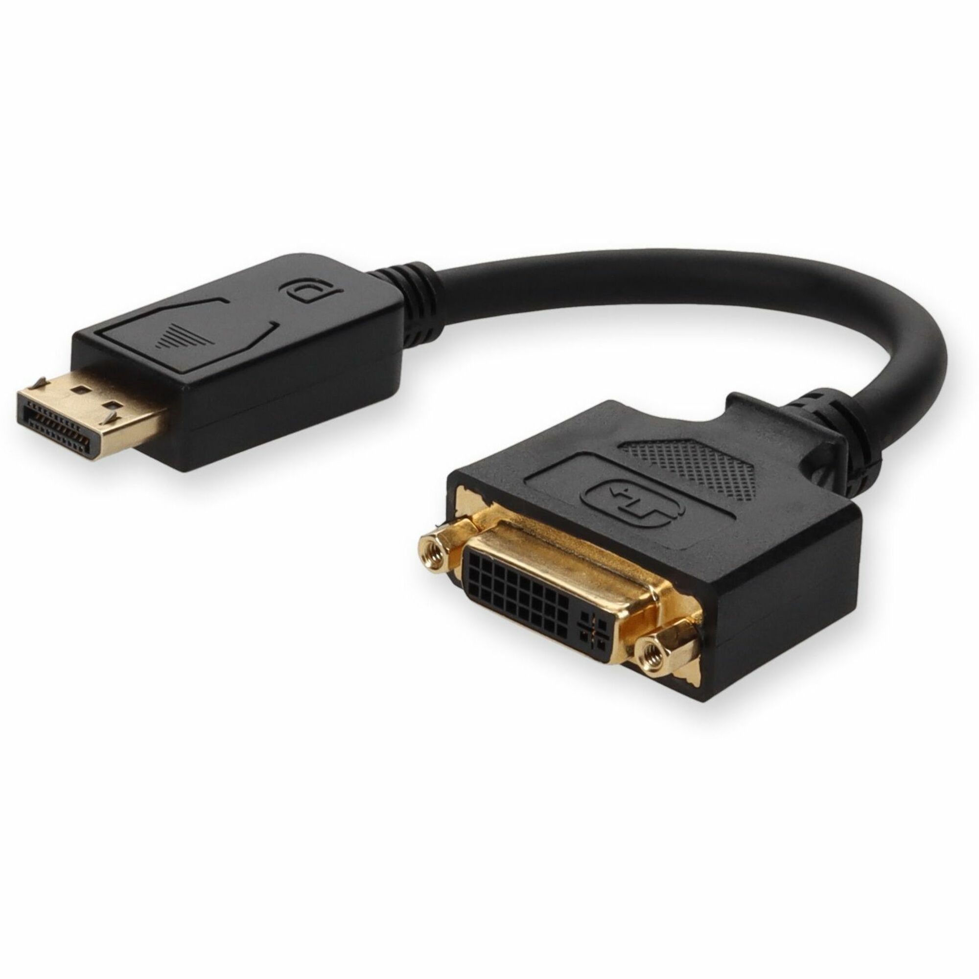 AddOn 5-Pack of DisplayPort 1.2 Male to DVI-I (29 pin) Female Black Active Adapters For Resolution Up to 1920x1200 (WUXGA)