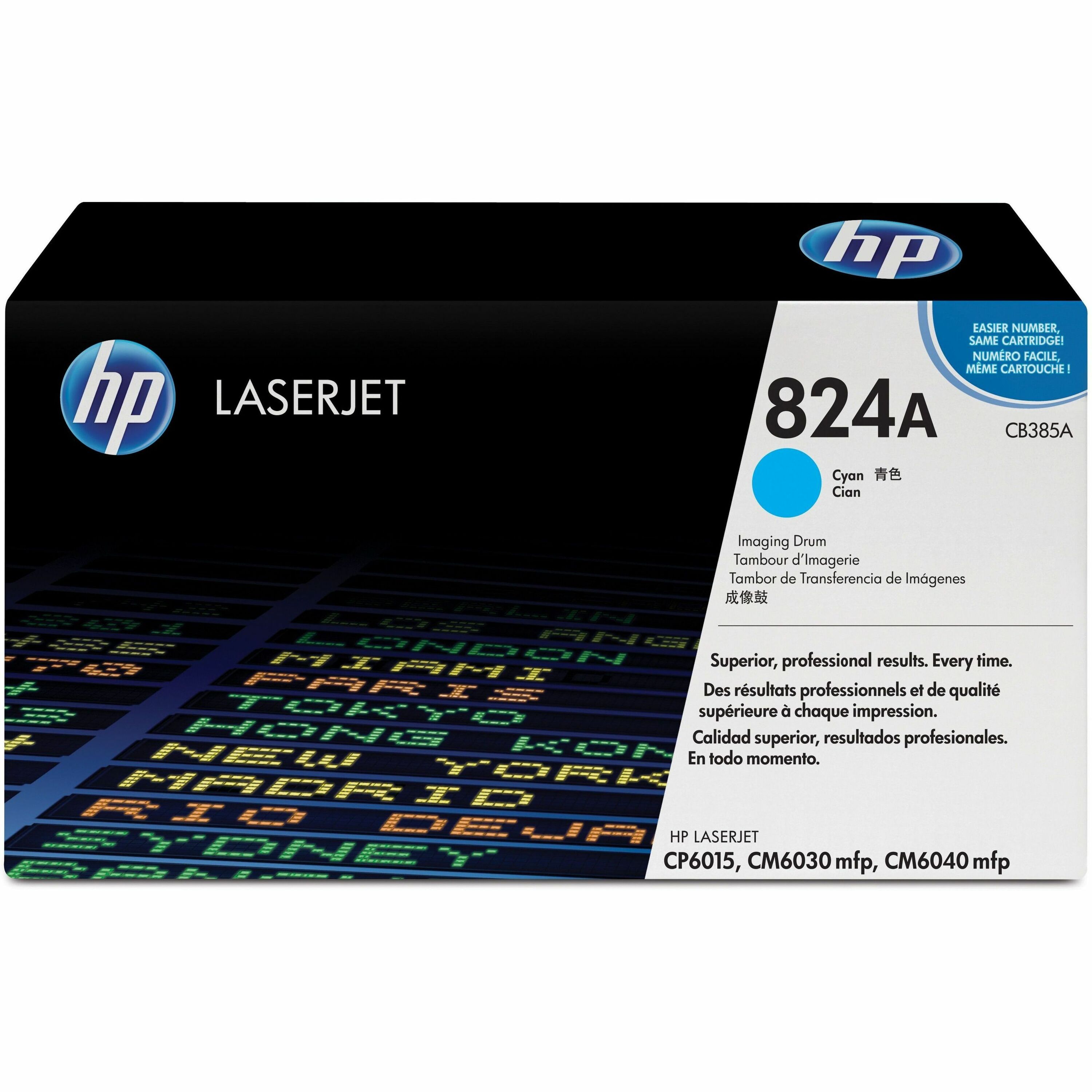 HP 824A (CB385A) Cyan Original LaserJet Image Drum - Single Pack