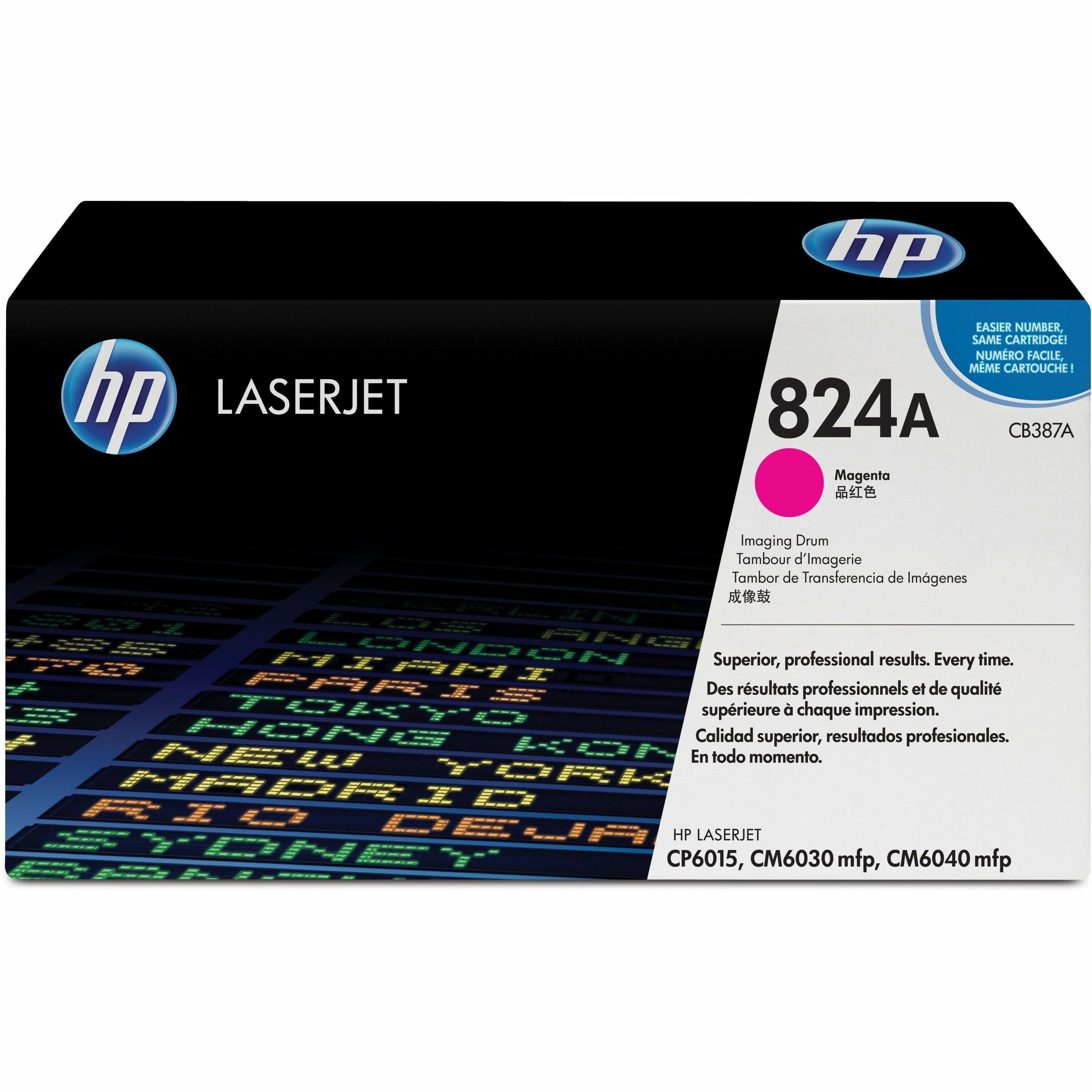 HP 824A (CB387A) Magenta Original LaserJet Image Drum - Single Pack