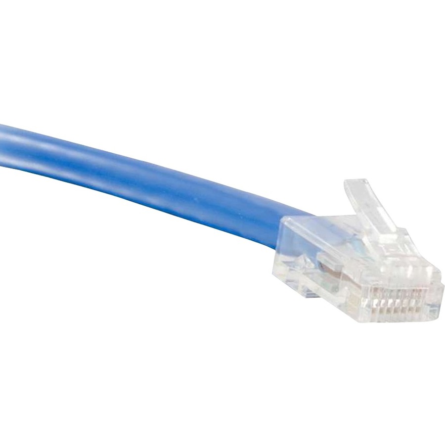 ENET Cat5e Blue 15 Foot Non-Booted (No Boot) (UTP) High-Quality Network Patch Cable RJ45 to RJ45 - 15Ft