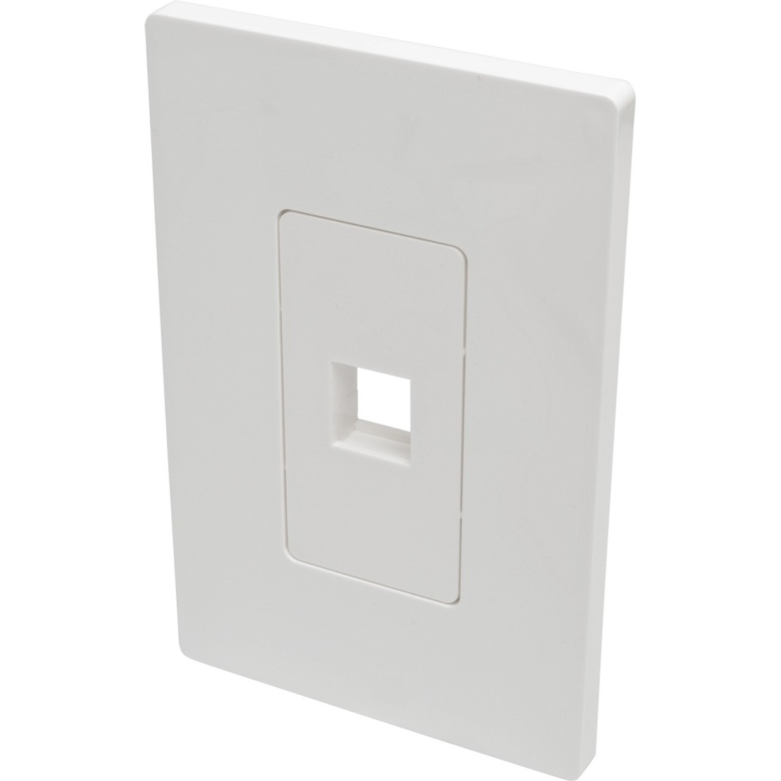 Tripp Lite by Eaton Single-Gang 1-Port Wall Plate Keystone Cat5/6 USB HDMI Dport RCA