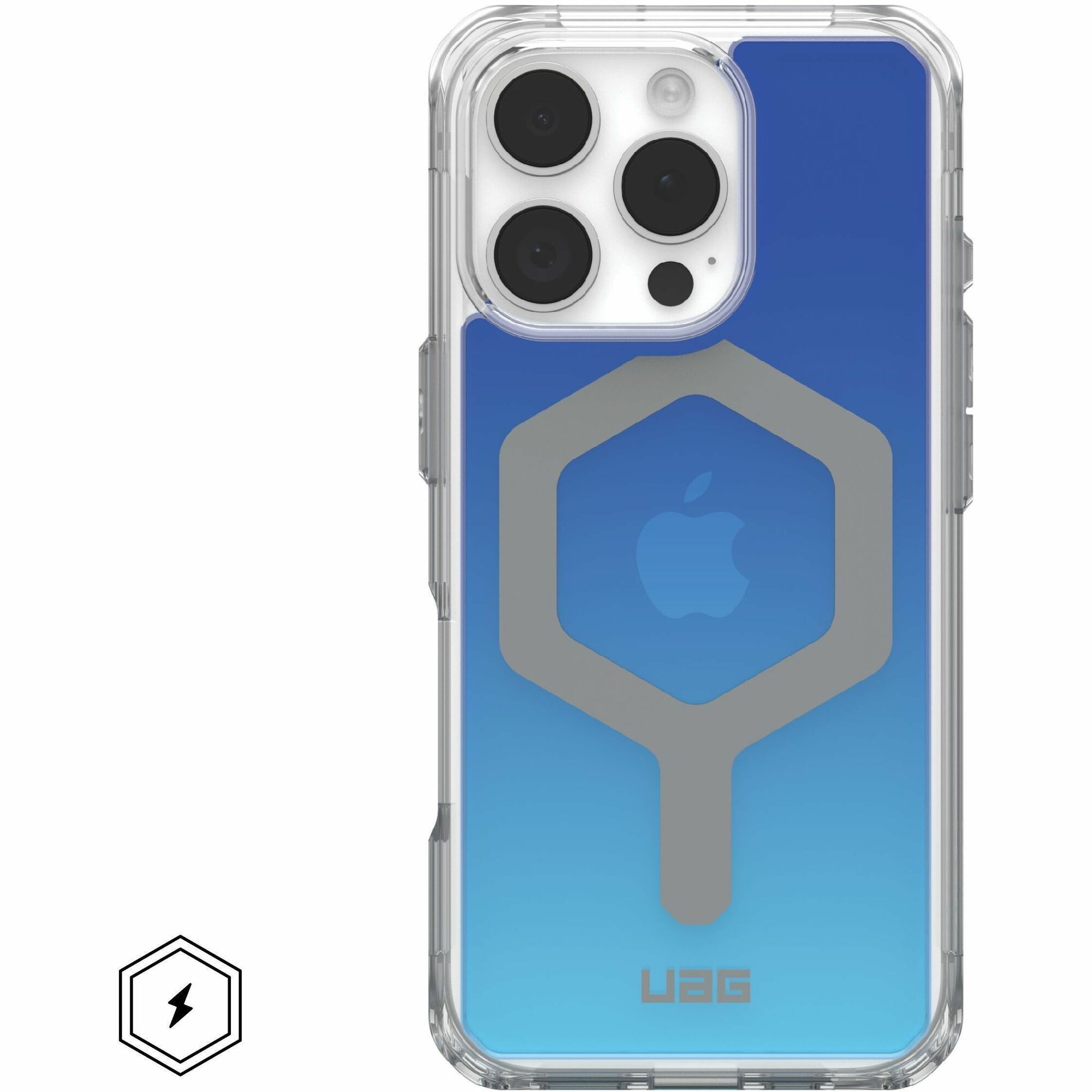 Urban Armor Gear Limited Edition Plyo iPhone 16 Pro Case - Blue Ombr&eacute;