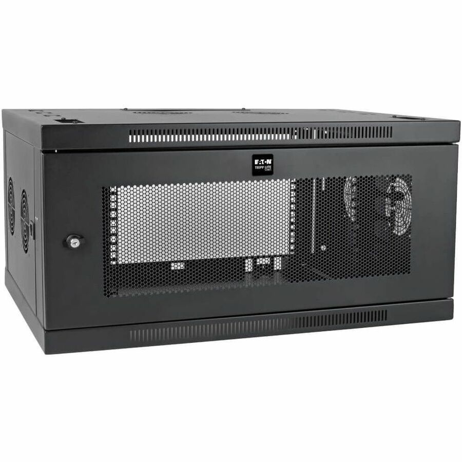 Tripp Lite by Eaton SmartRack 6U Low-Profile Switch-Depth-Plus Wall-Mount Mini Rack Enclosure Wide