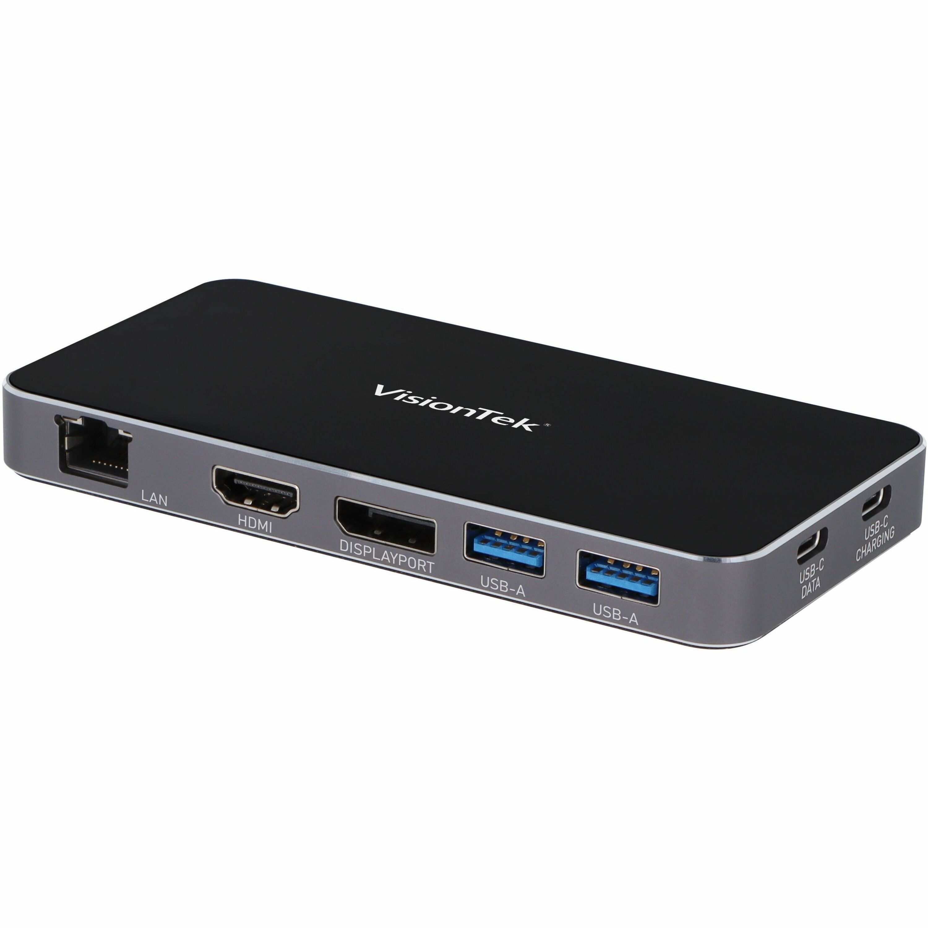 VisionTek VT400 - Dual Display USB-C Docking Station with Power Passthrough
