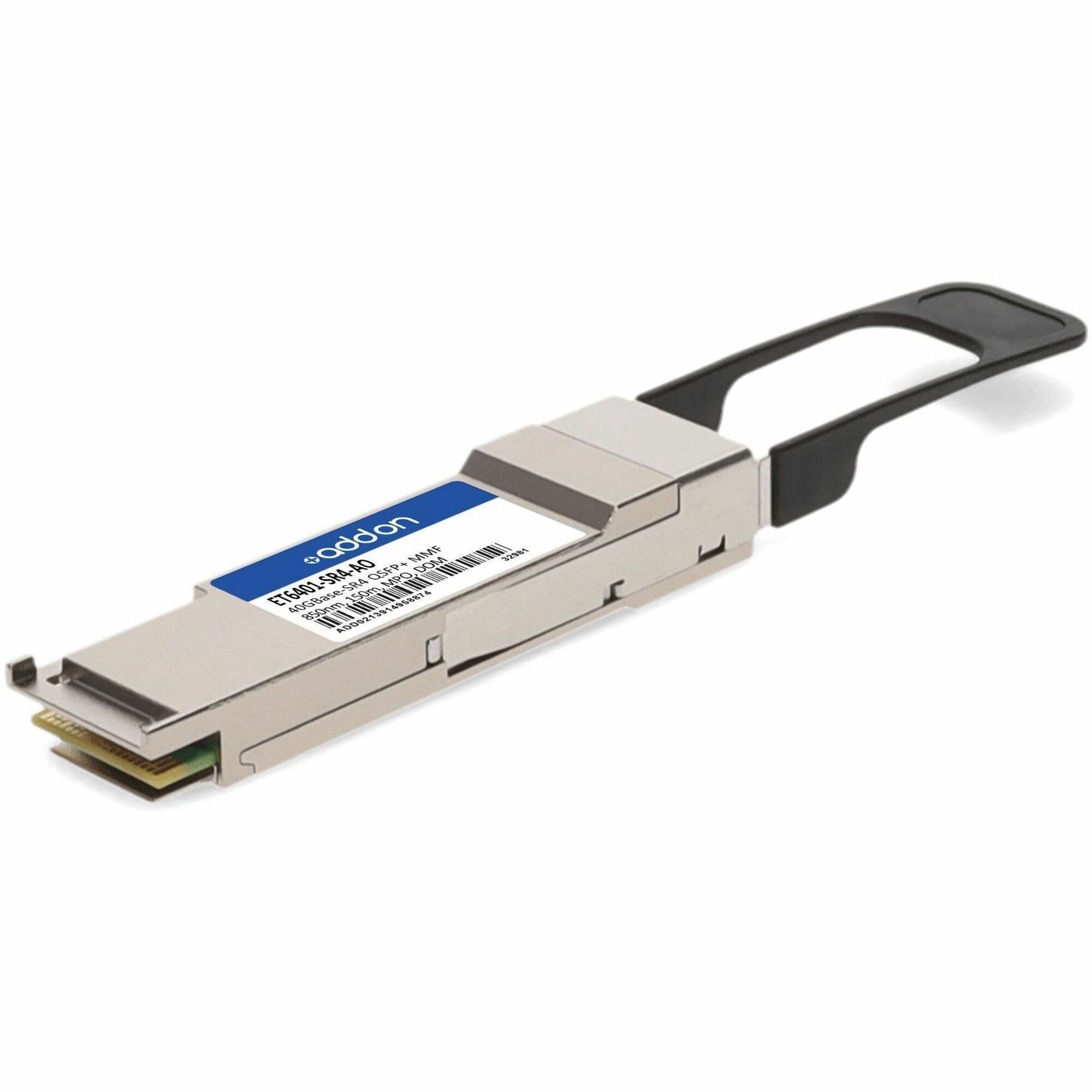 AddOn Edge-corE&reg; ET6401-SR4 Compatible TAA 40GBase-SR4 QSFP+ Transceiver (MMF, 850nm, 150m, MPO, DOM)