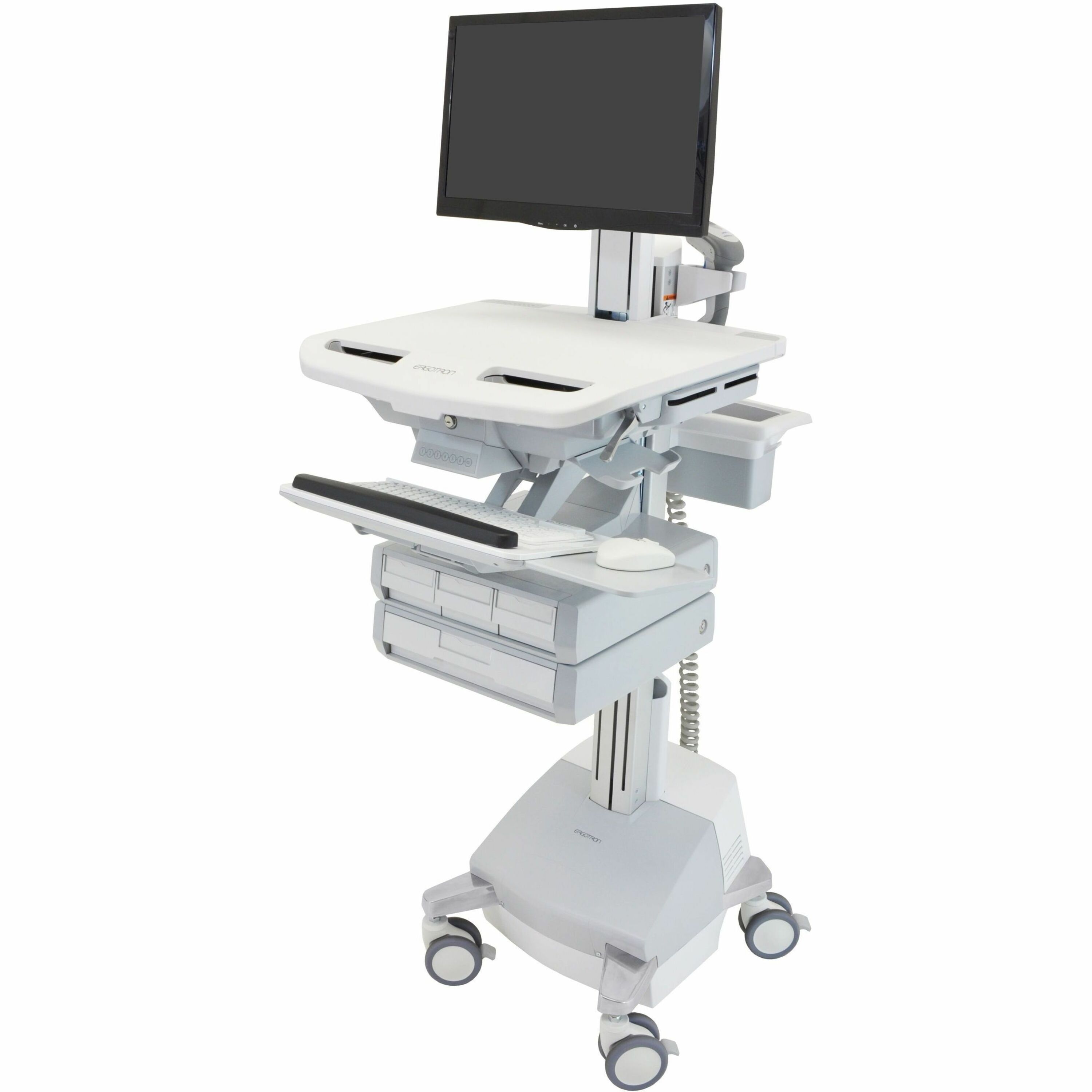 Ergotron StyleView Cart with LCD Pivot, SLA Powered, 4 Drawers (3x1+1), US/CA/MX