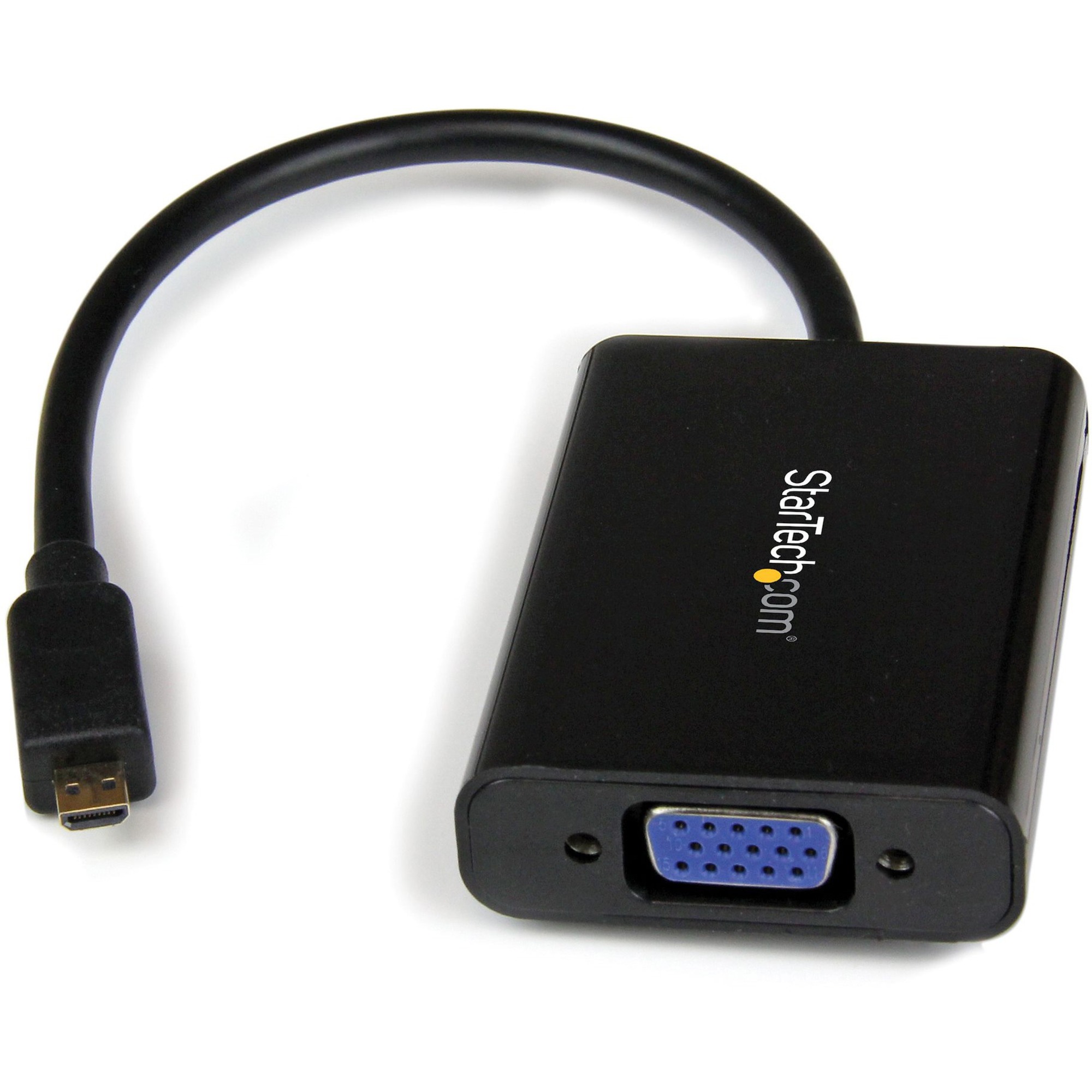 StarTech Micro HDMI® to VGA Adapter Converter with Audio for Smartphones / Ultrabooks / Tablets - 1920x1080