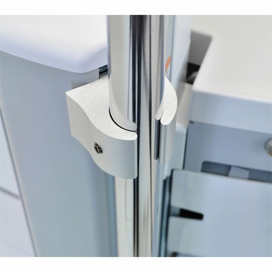 Ergotron StyleView Mounting Clamp for Pole, Cart, Medical Cart - Aluminum