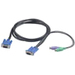 KEYBOARD / VIDEO / MOUSE (KVM) CABLE - HD-15 (M) - 6 PIN PS/2, HD-15 (M) - 10 FT