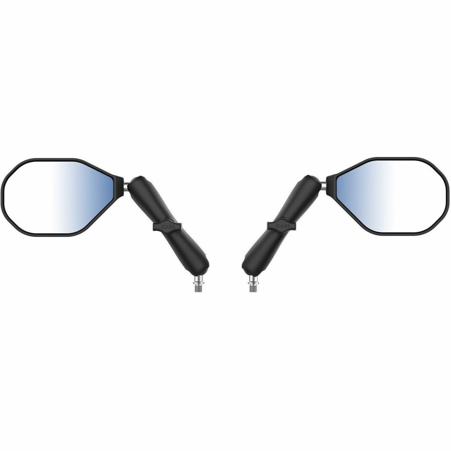 RAM Mounts Tough-Mirror Kit with M10-1.25 Bases - Long Arm