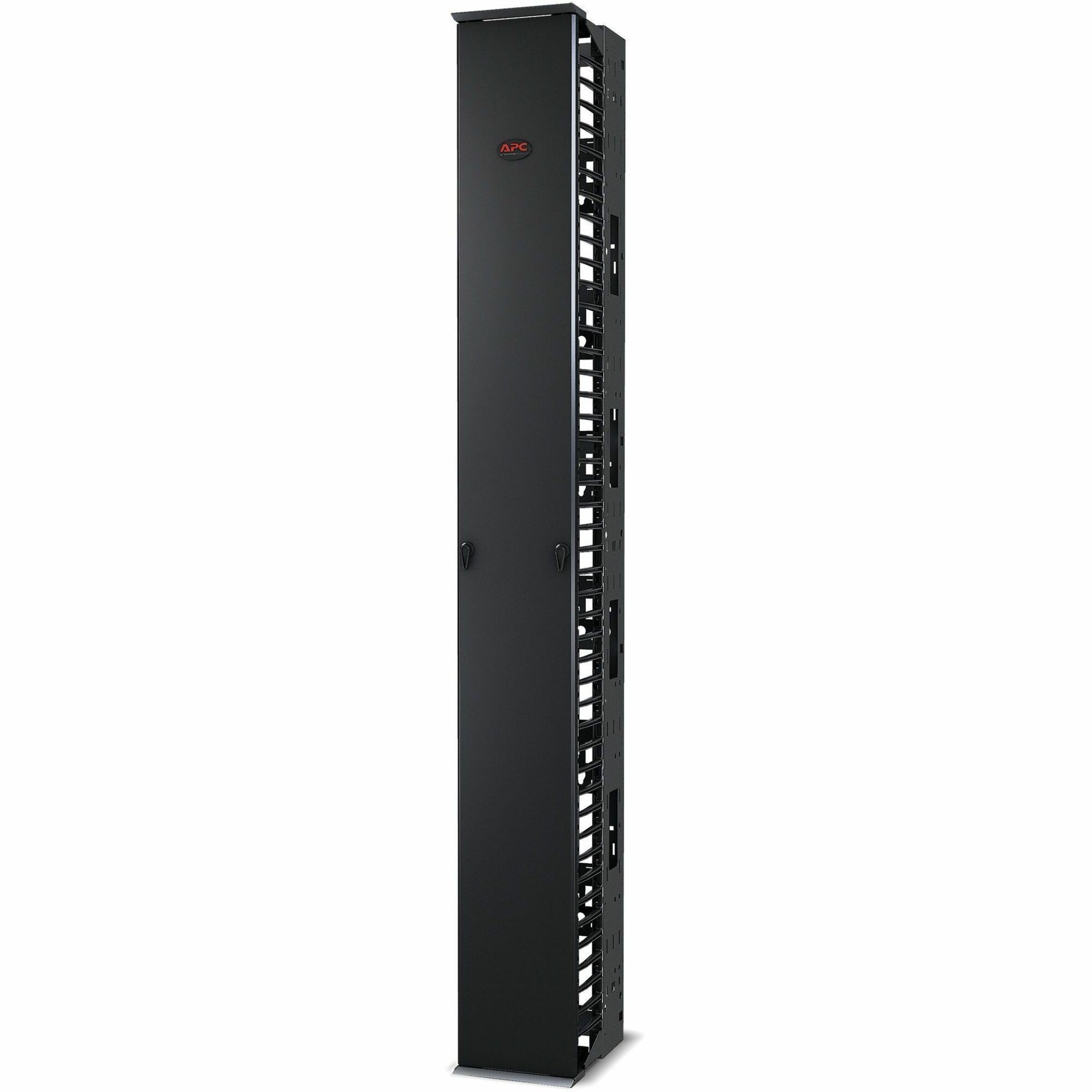 APC Performance, Vertical Cable Manager for 2 & 4 Post Racks, 84"H x 10"W, Single-Sided with Door