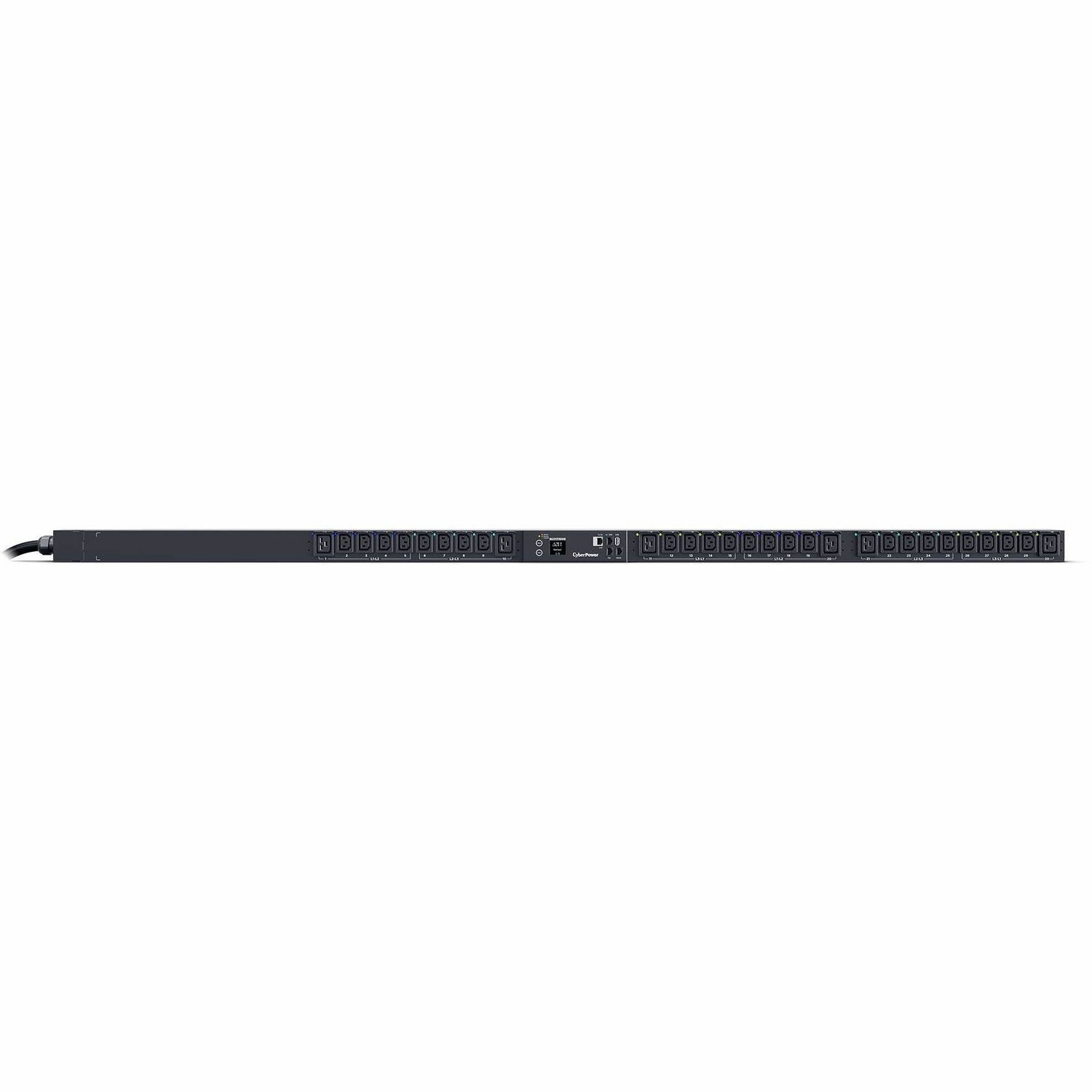 CyberPower PDU83102 3 Phase 200 - 240 VAC 20A Switched Metered-by-Outlet