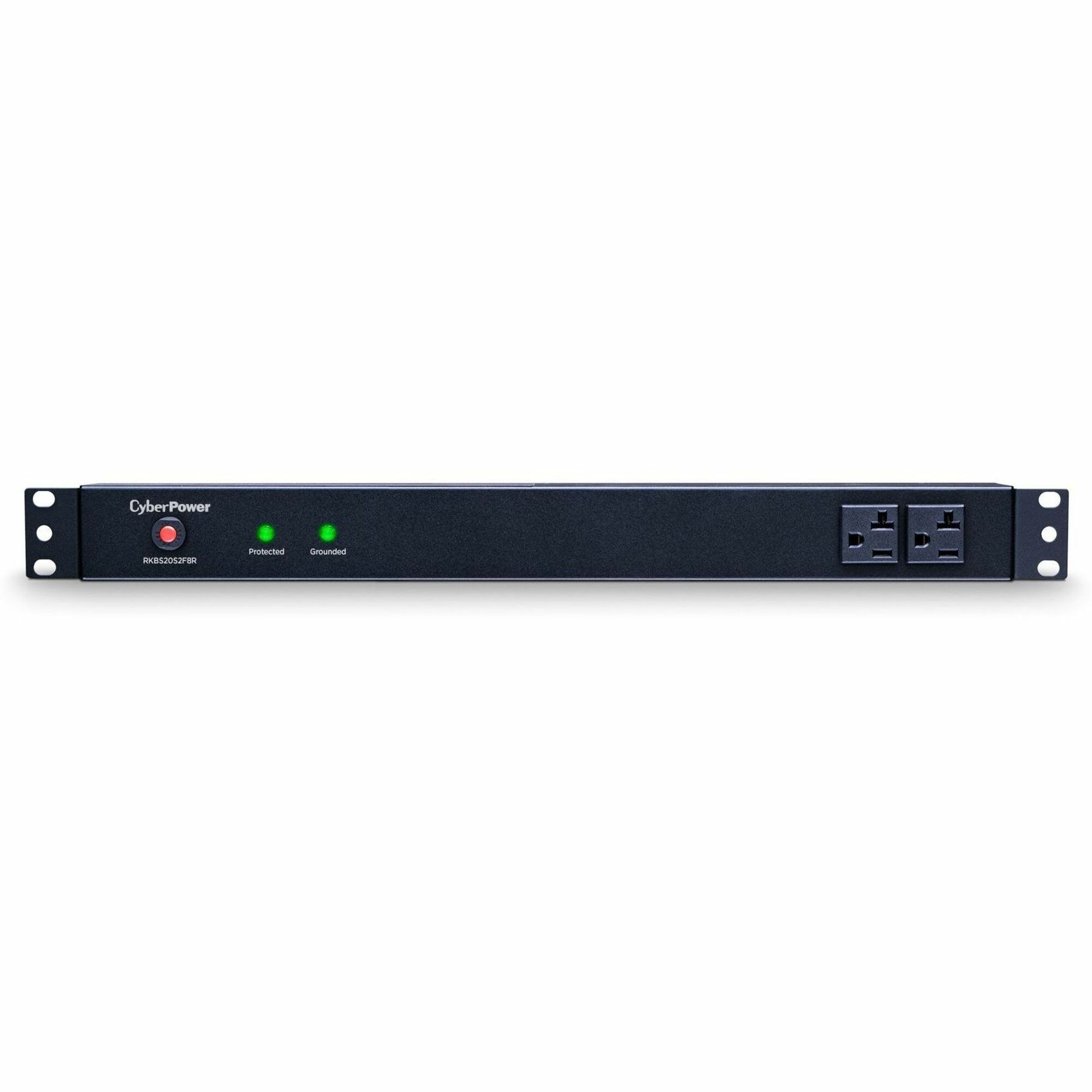 CyberPower RKBS20S2F8R Rackbar 10 - Outlet Surge Protector with 1800 J Surge Suppression