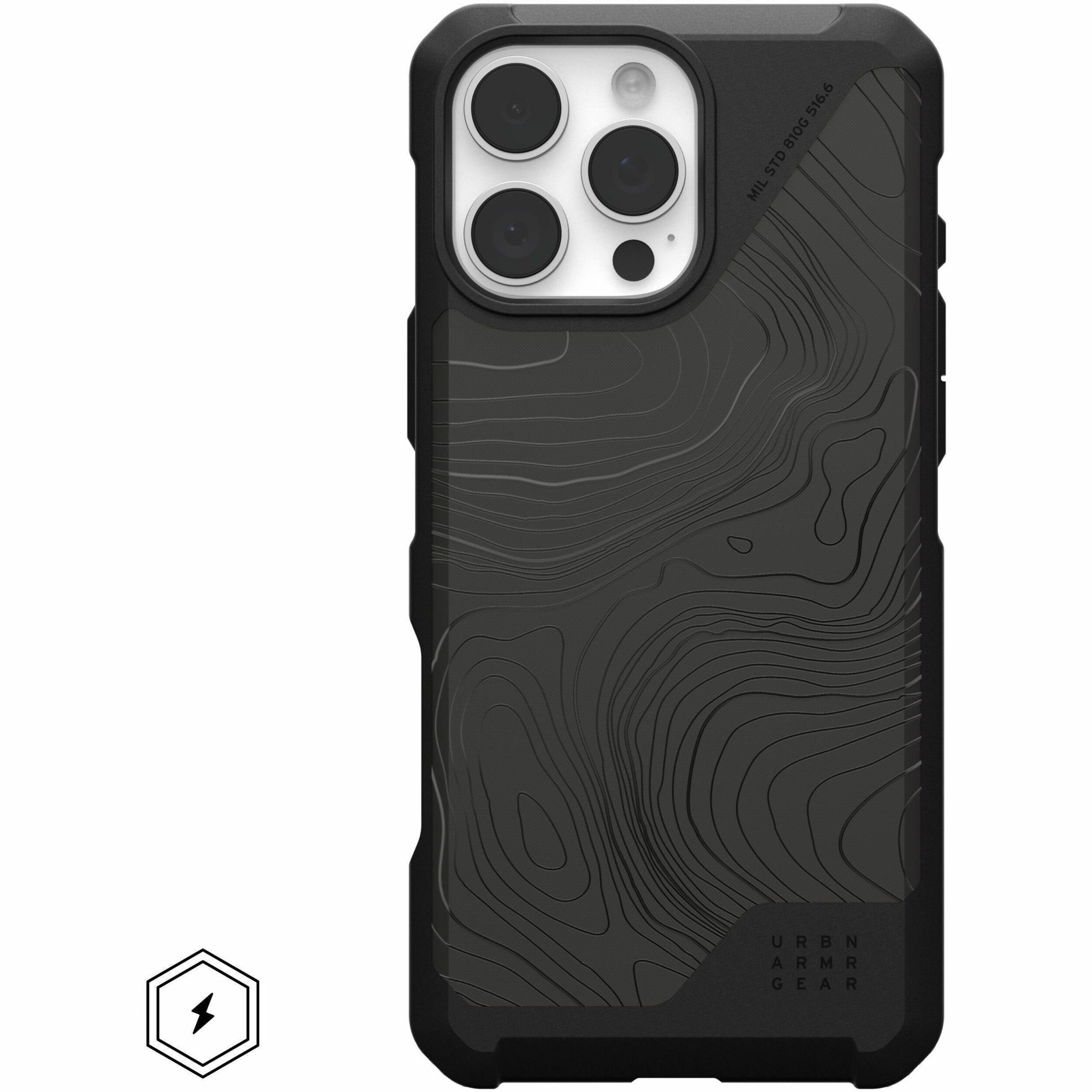 Urban Armor Gear Metropolis LT iPhone 16 Pro Max Case - Topography