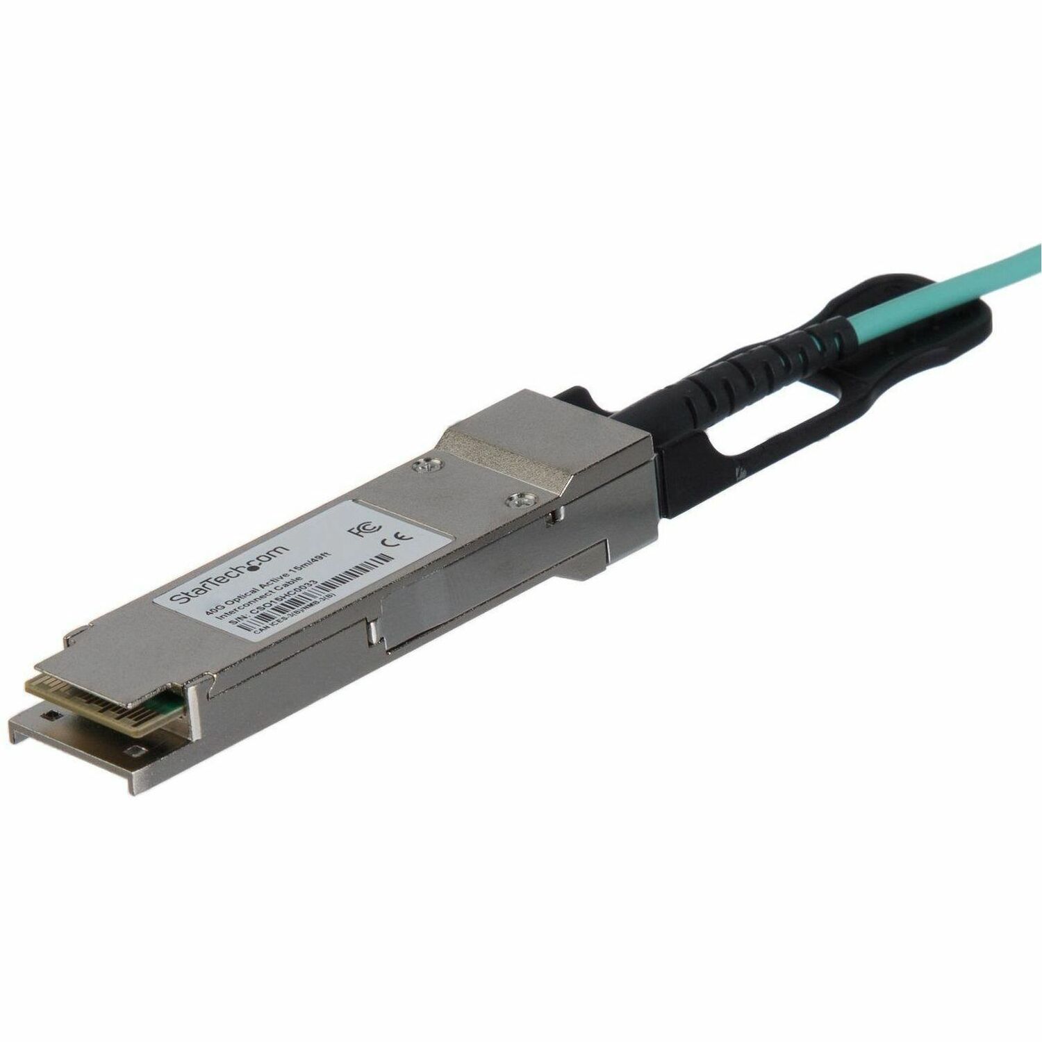 StarTech MSA Uncoded 15m 40G QSFP+ to SFP AOC Cable - 40 GbE QSFP+ Active Optical Fiber - 40 Gbps QSFP Plus Cable 49.2'