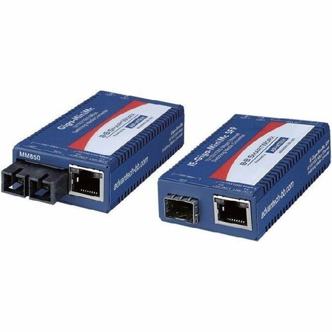 Advantech 10/100/1000Mbps Miniature Media Converter with LFPT