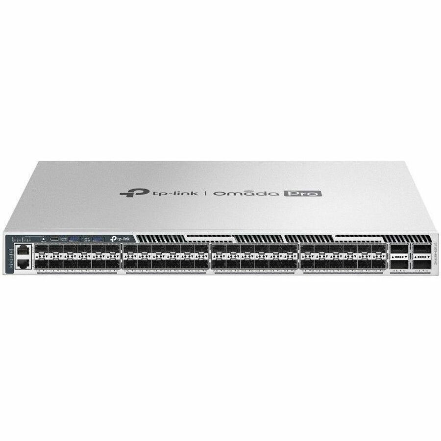 Omada Pro 48-Port 10G Stackable L3 Managed Aggregation Switch with 4 100G Slots