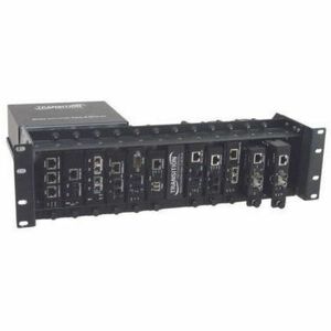 12-Slot Media Converter Rack