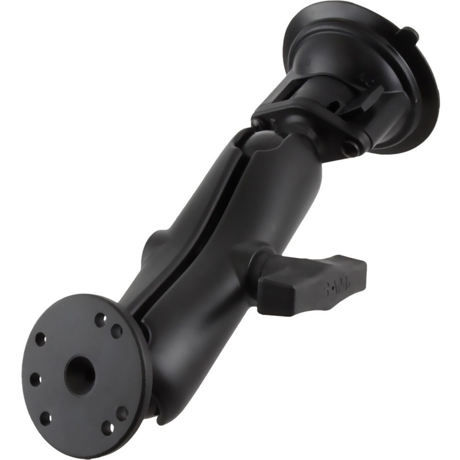 RAM Mounts Twist Lock Suction Cup Mount with 1.5" Diameter Socket Arm & Round Base Adapter
