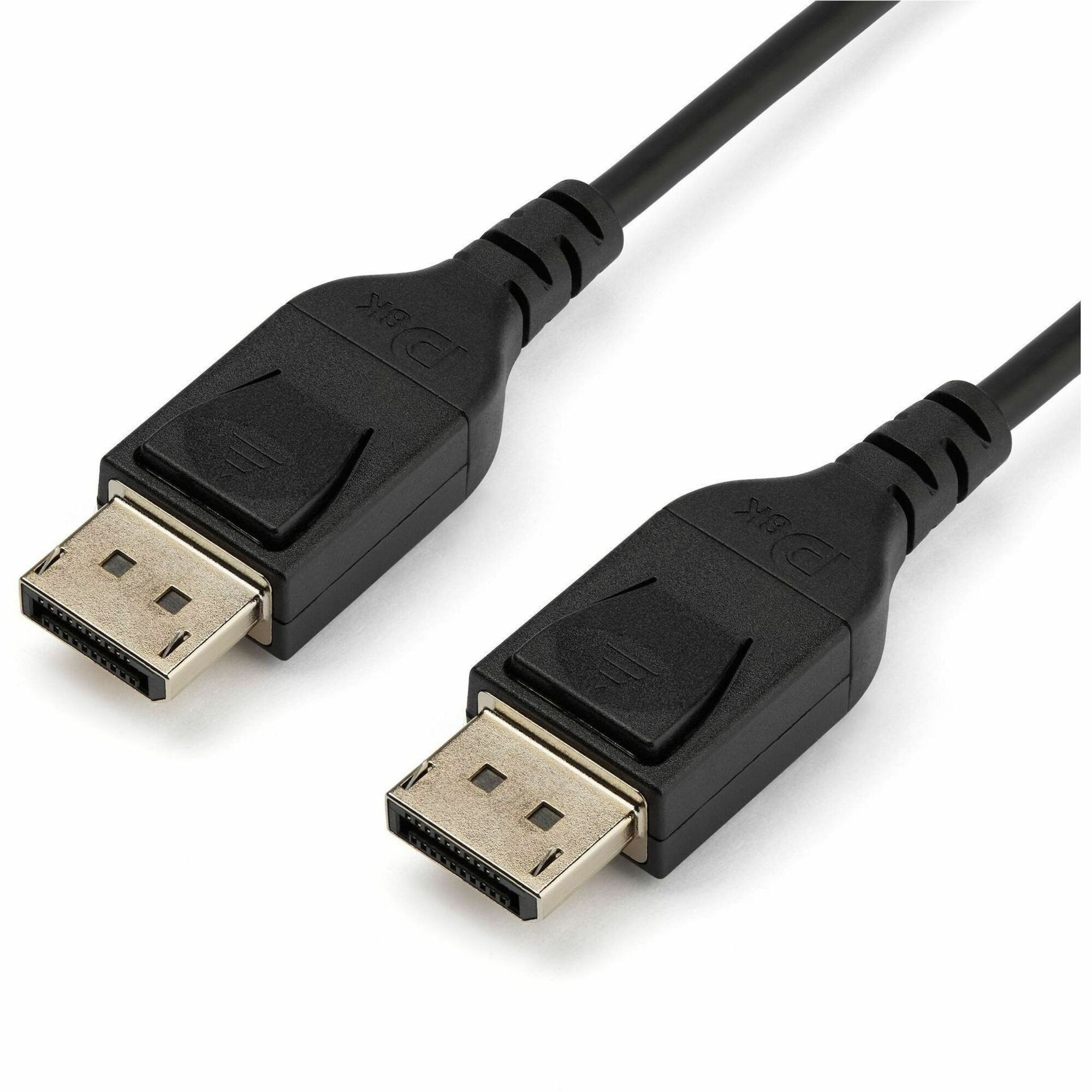 StarTech 2 m VESA Certified DisplayPort 1.4 Cable - 8K 60Hz HBR3 HDR - 6 ft Super UHD 4K 120Hz - DP to DP Slim Video Monitor Cord M/M