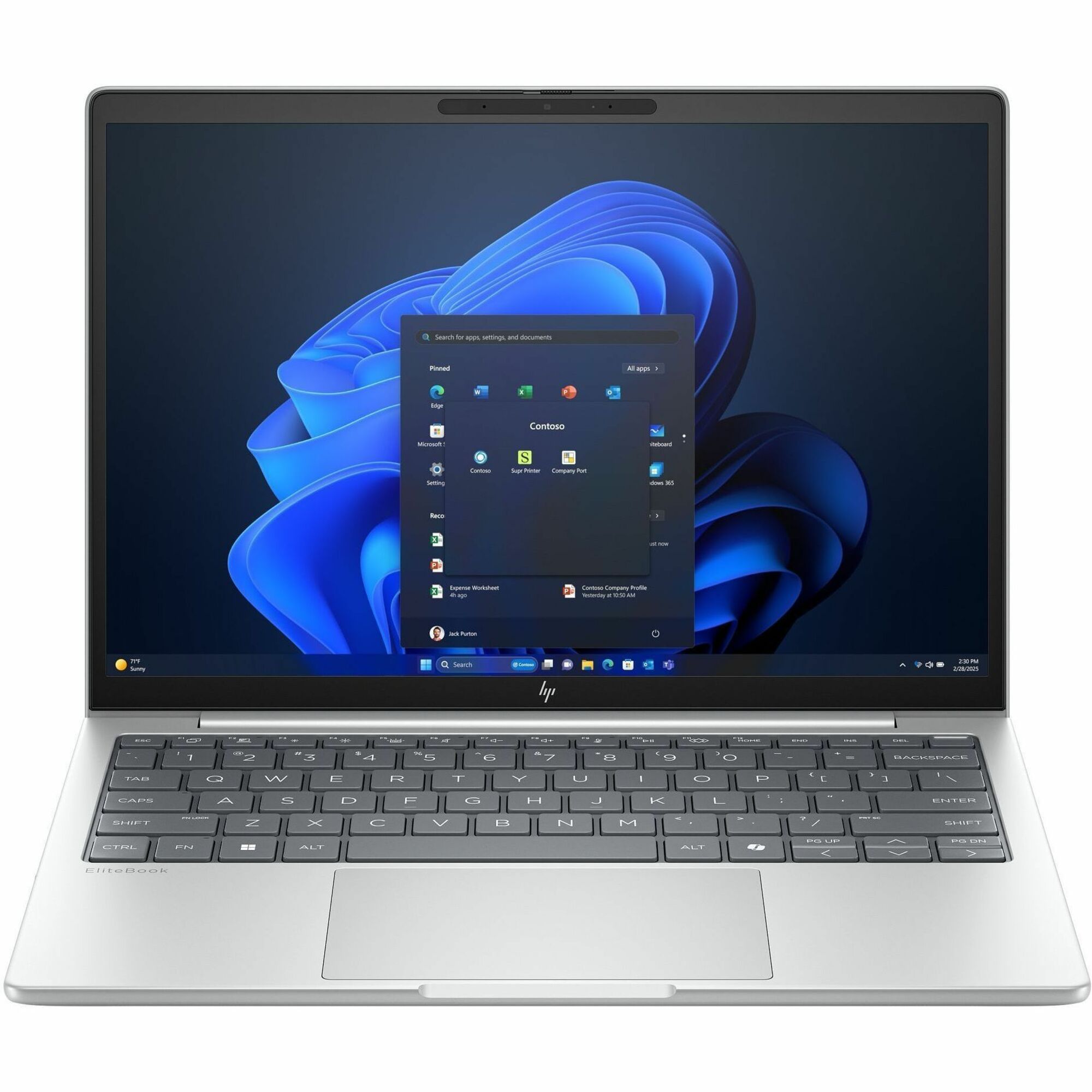 HP EliteBook 8 G1i 13.3" Notebook - 5G - WUXGA - 60 Hz - Intel Core Ultra 7 Series 2 265U - 16 GB - 512 GB SSD