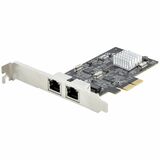 StarTech.com 2-Port 2.5G NBASE-T PCIe Network Card, Computer Network Card Interface, Intel I225-V, Dual-Port Ethernet, Multi-Gigabit NIC