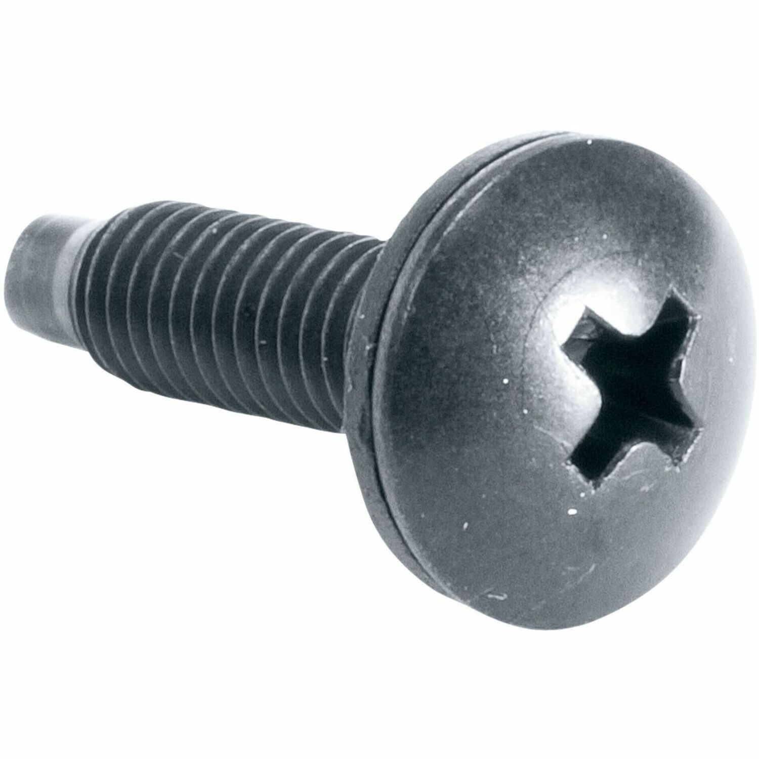 Middle Atlantic 10-32 Rack Screws - Phillips Drive Style - Truss Head - 0.75in Length - 100 Pack - Black