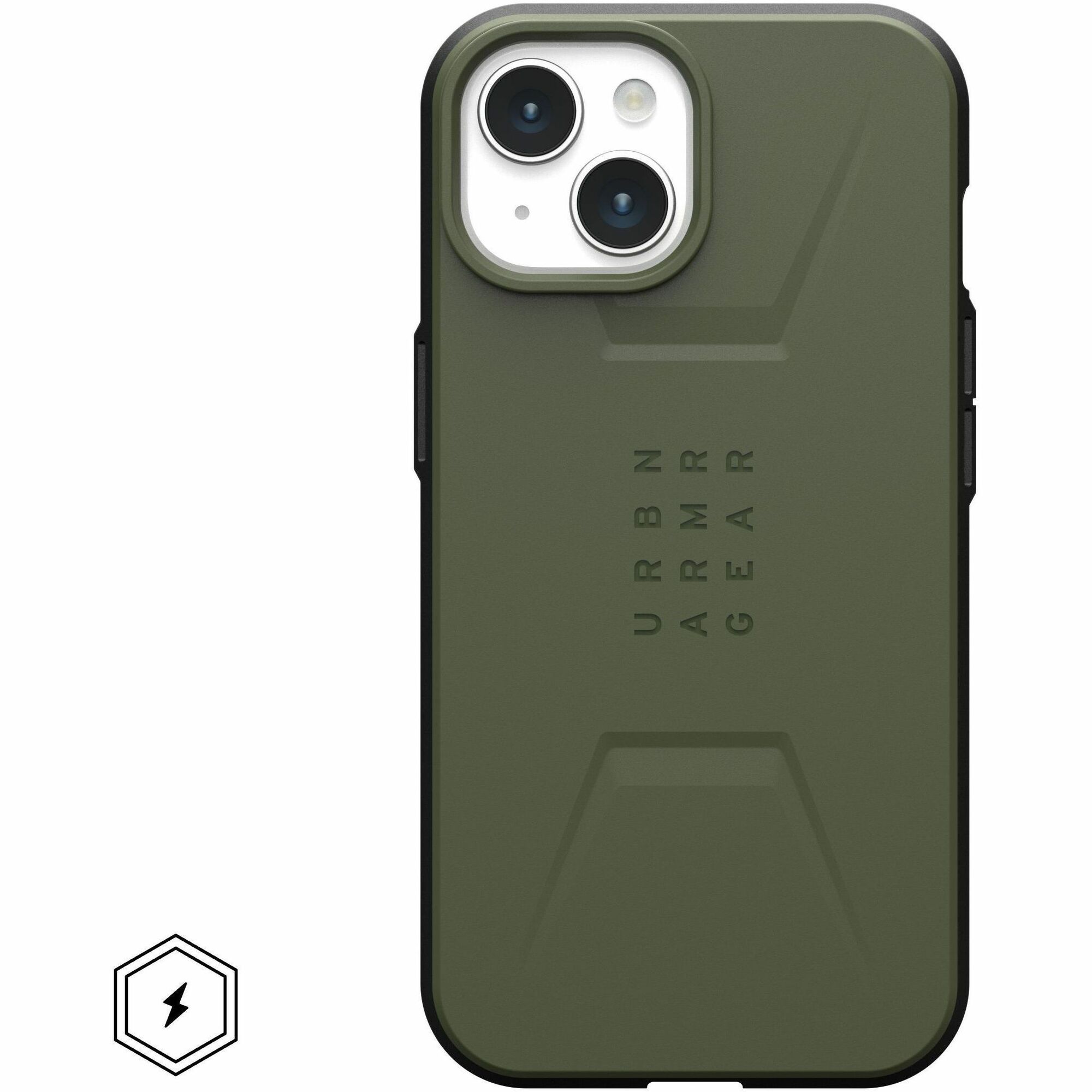 Urban Armor Gear Civilian iPhone 15 Case - Olive Drab