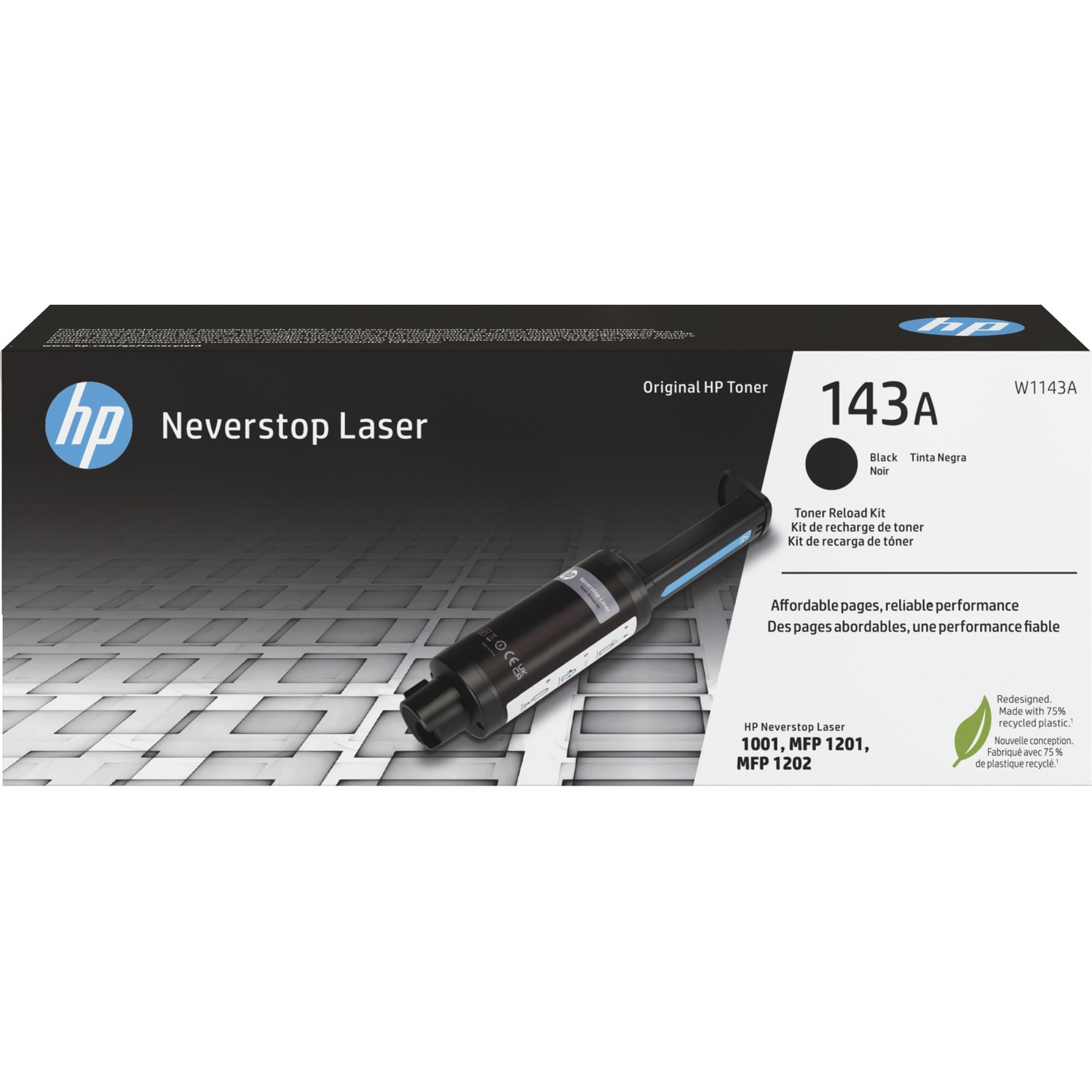 HP 143A Original Laser Toner Cartridge - Black - 1 Carton