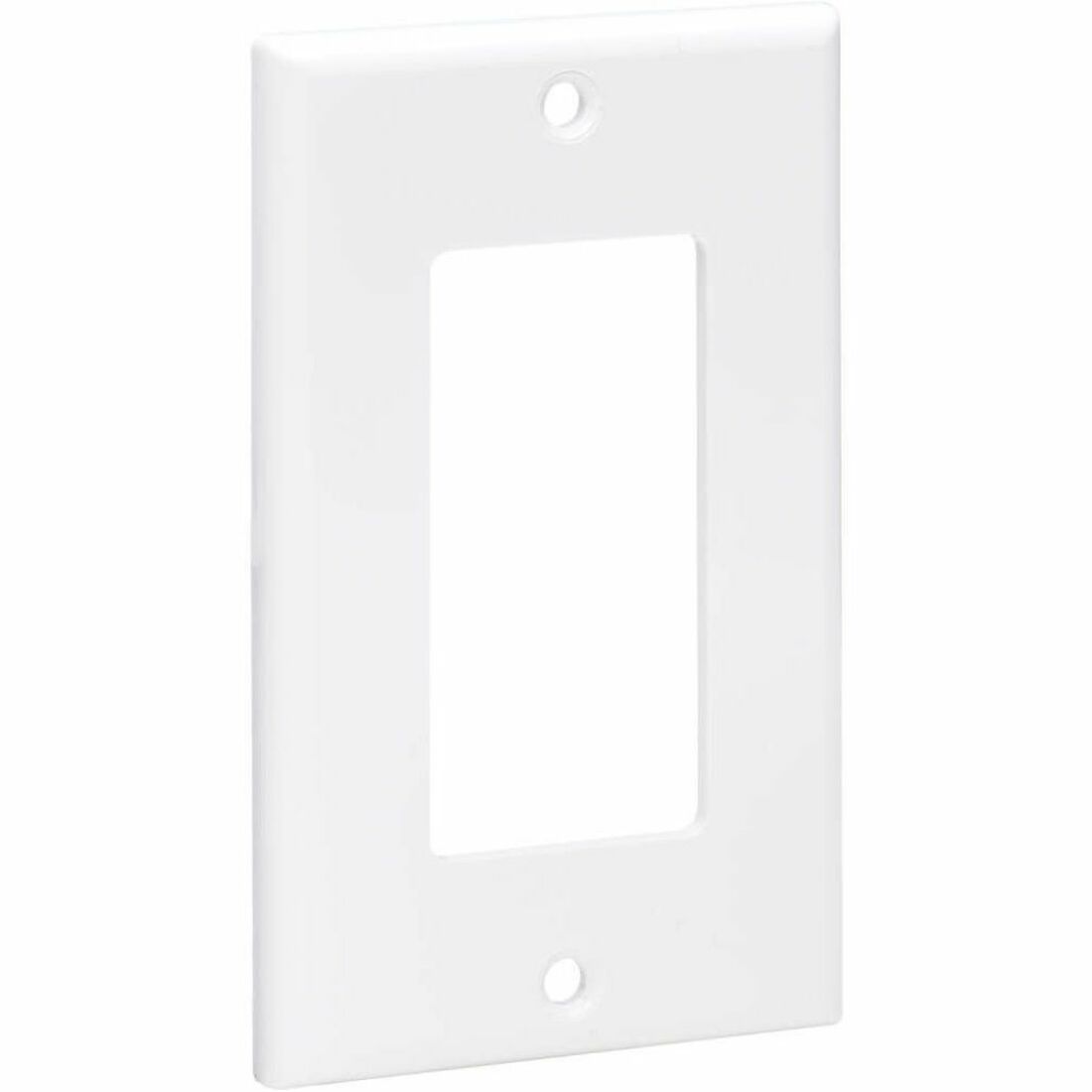 Eaton Tripp Lite Series Single-Gang Faceplate, Decora Style - Vertical, White, TAA