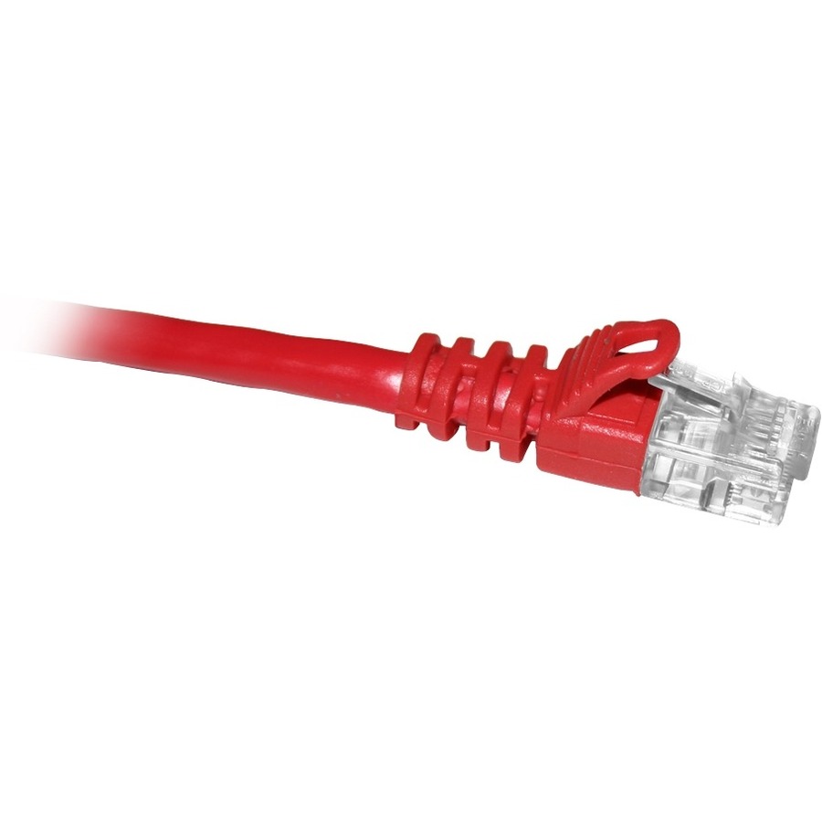ENET Cat6 Red 75 Foot Patch Cable with Snagless Molded Boot (UTP) High-Quality Network Patch Cable RJ45 to RJ45 - 75Ft